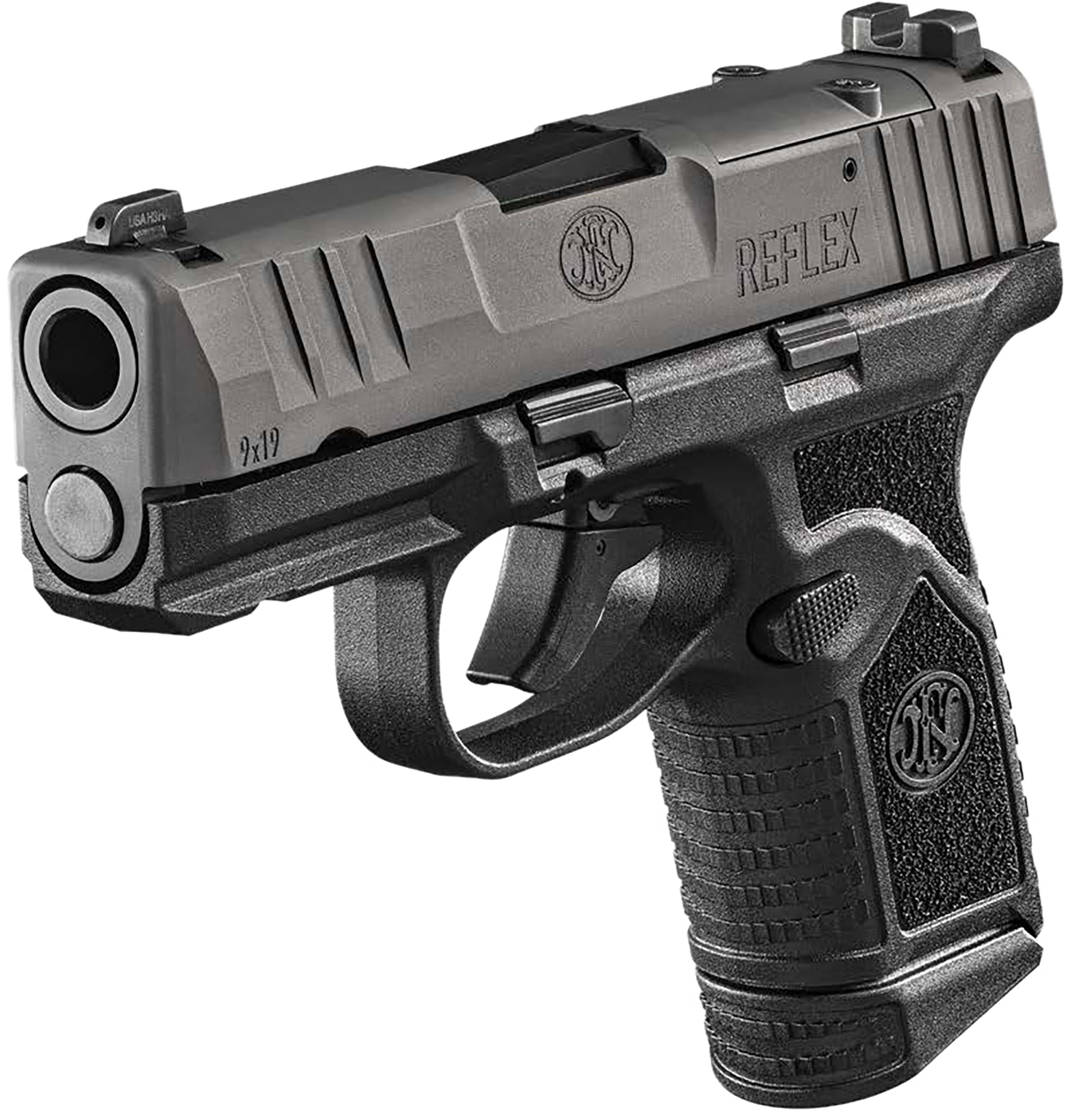 845737017804 Fn Reflex, Fn 66101418   Reflex Mrd 9mm  3.3 1x11+1x15 Ms Blk