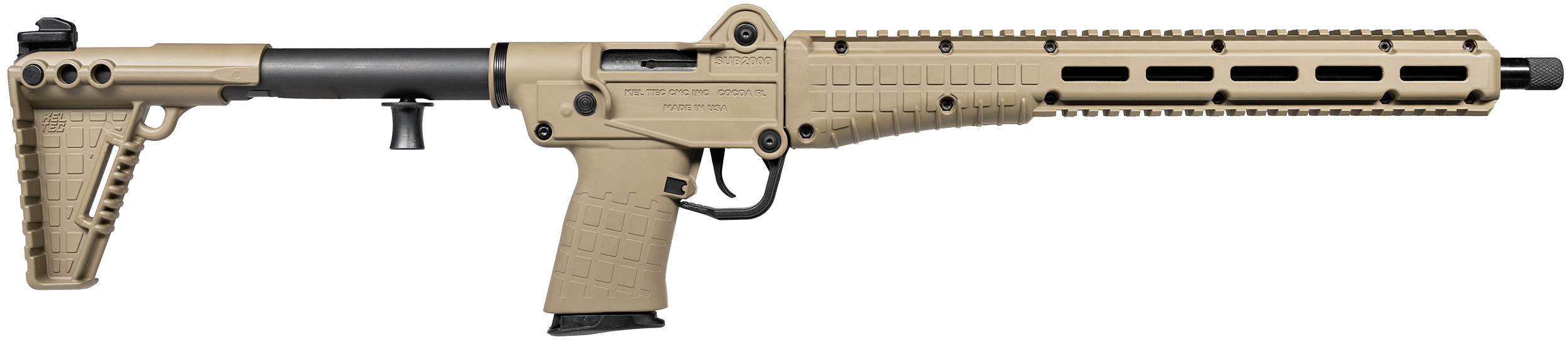 640832009897 Kel-tec Sub2000, Kel Sub2k57tan       S2k5.7  5.7x28 16.15 20r  Tan