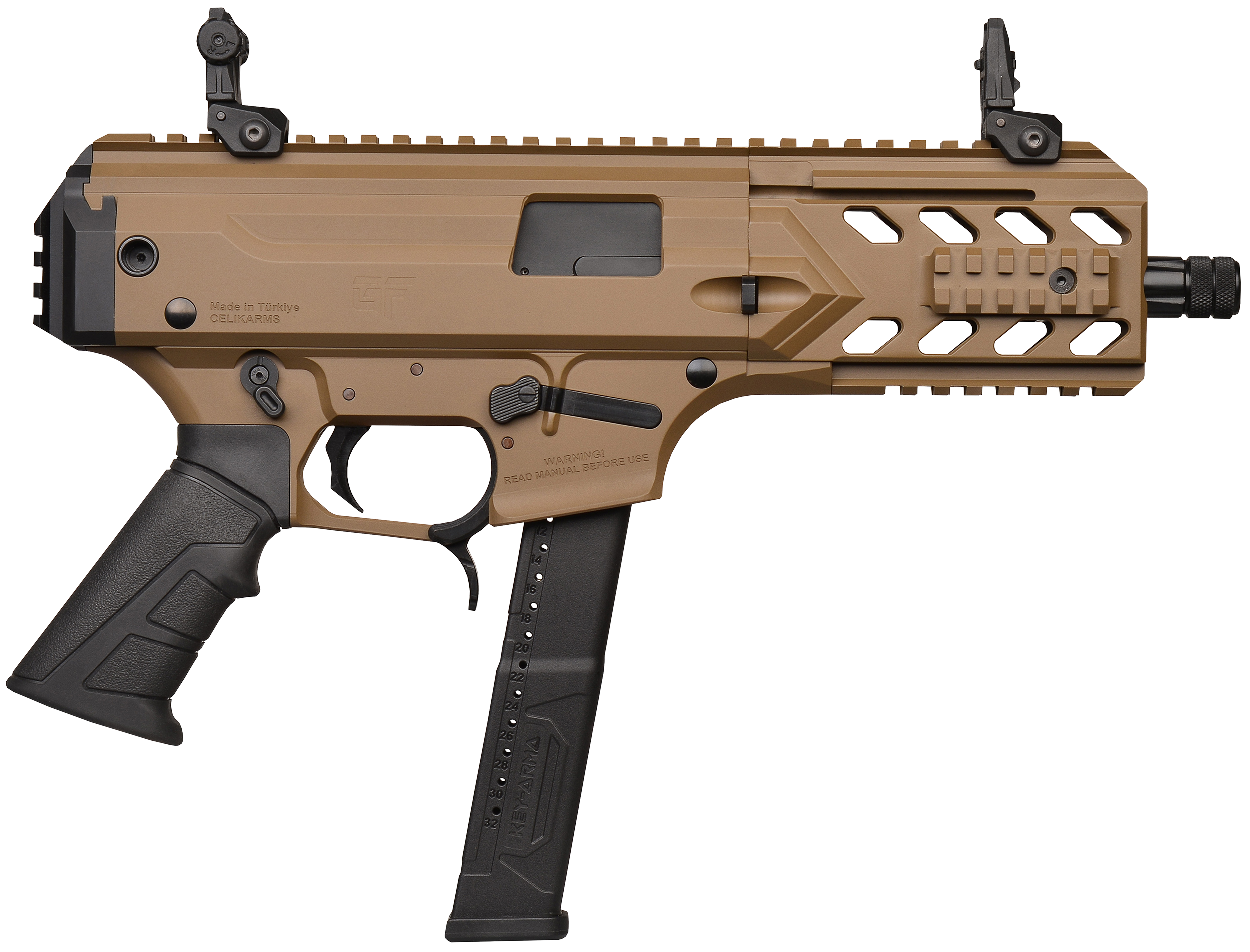 Gforce Arms Blade6, Gforce Blade6-fde   Blade Semi Auto 9x19 6in Fde