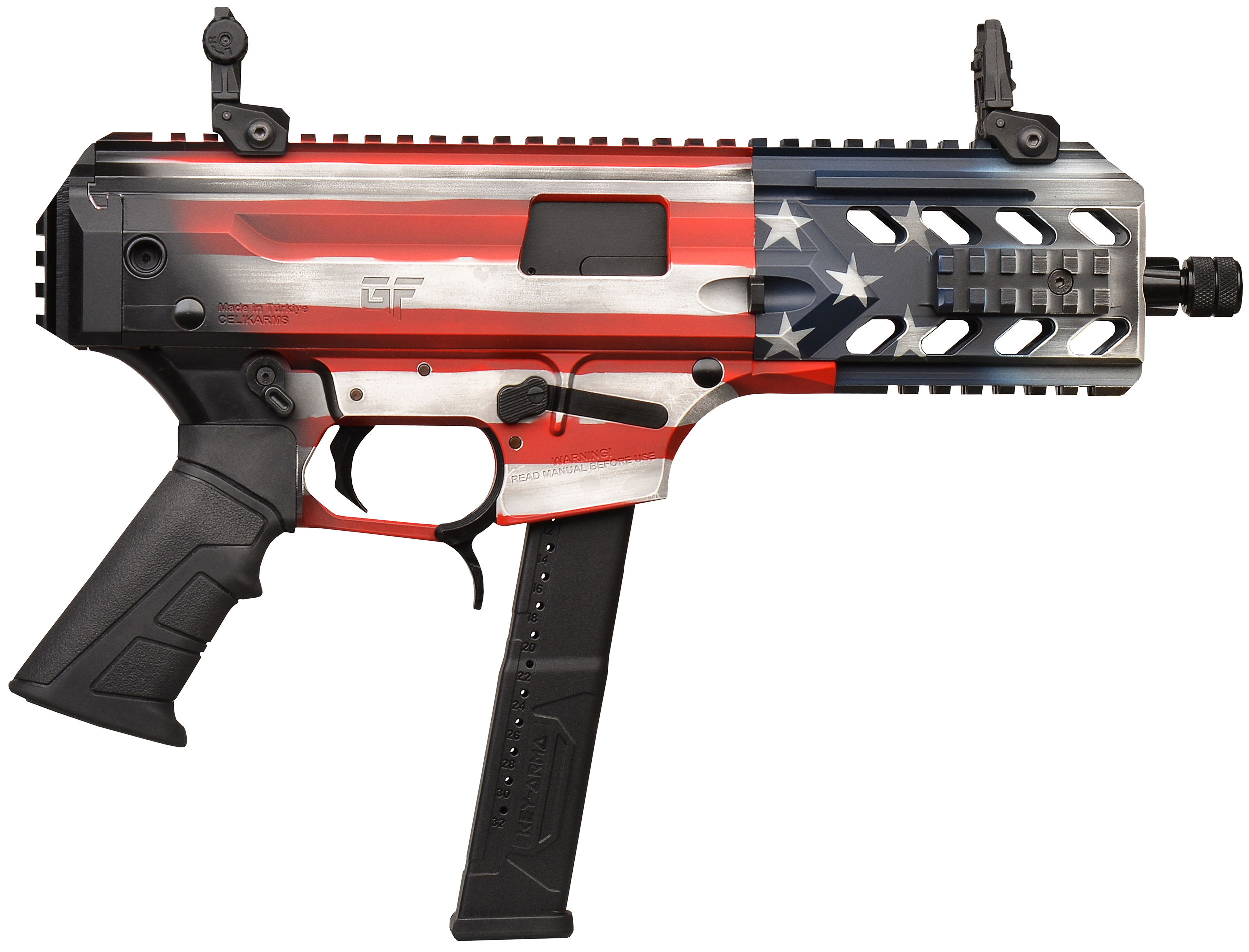 Gforce Arms Blade6, Gforce Blade6-usa   Blade Semi Auto 9x19 6in Usa