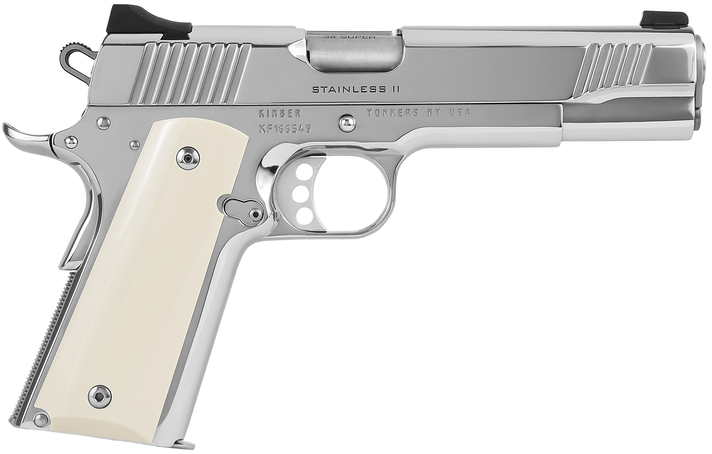 669278323978 Kimber Mfg.,inc High Polished, Kimber 3200397 Stainless Ii Hgh Polish 38sup 5 9+1