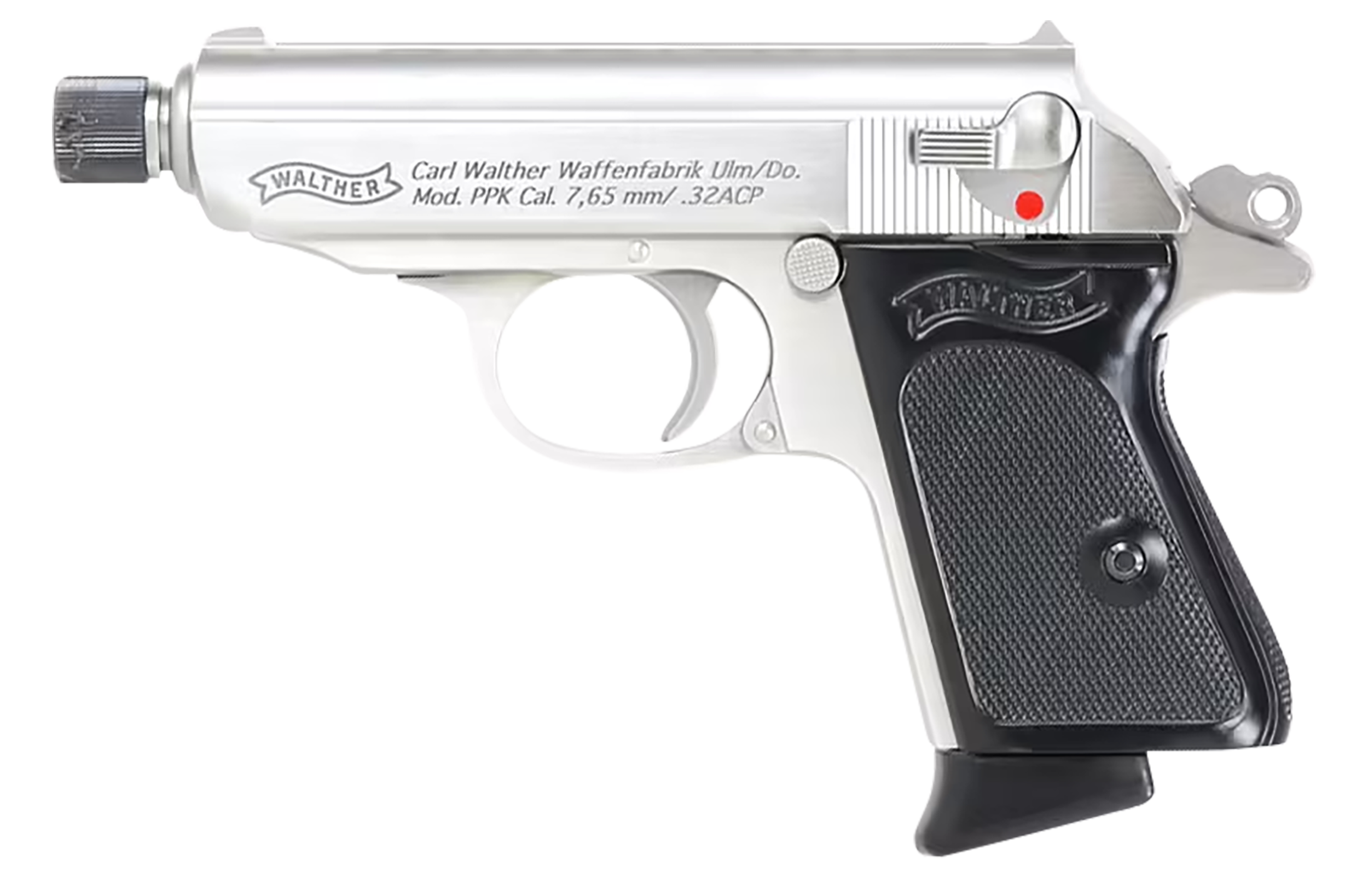Walther Arms Ppk, Wal 4796060 Ppk   32acp 3.3 Sd Ss              7rd