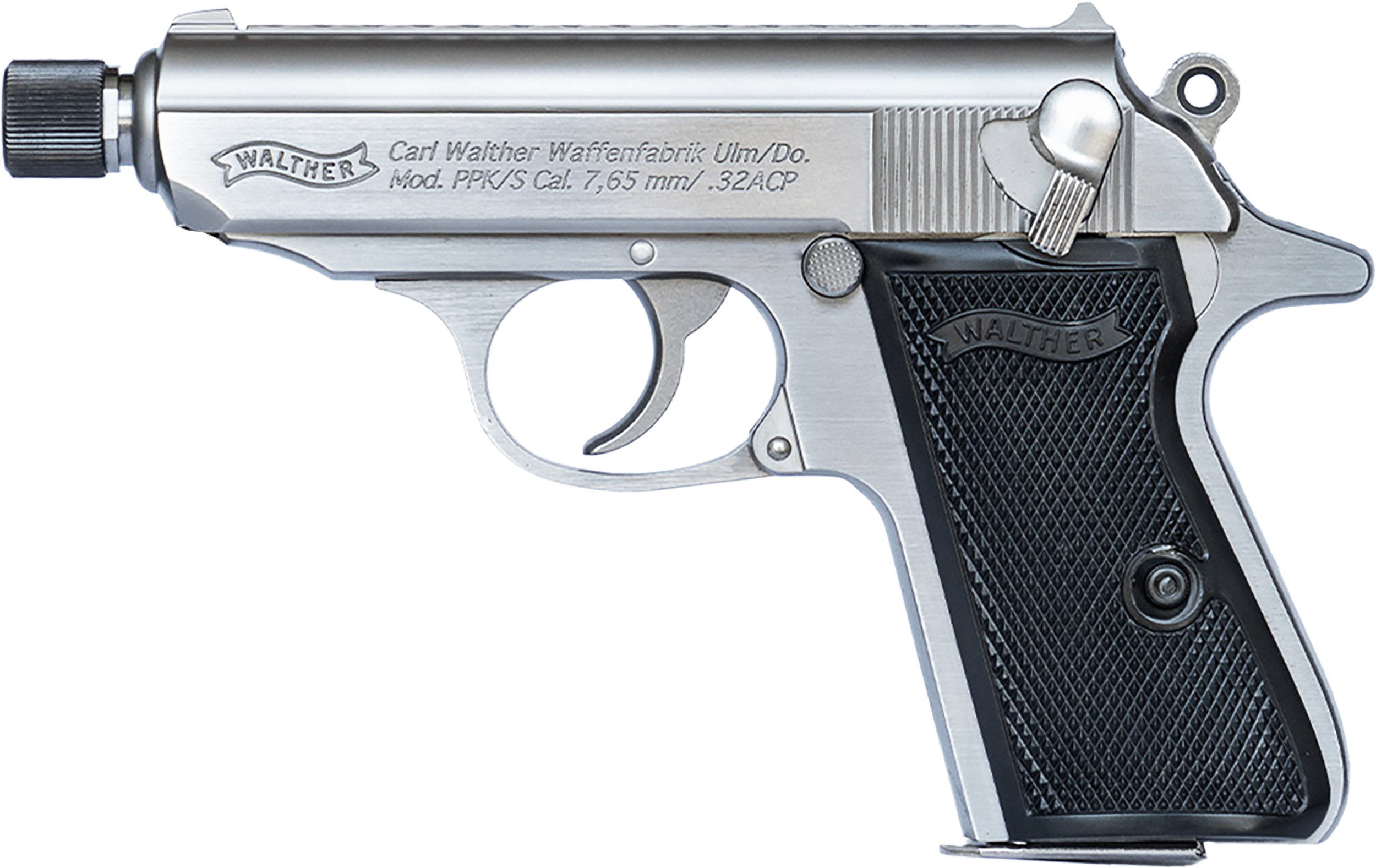 Walther Arms Ppk/s, Wal 4796044 Ppk/s 32acp 3.3 Sd Sts             7rd