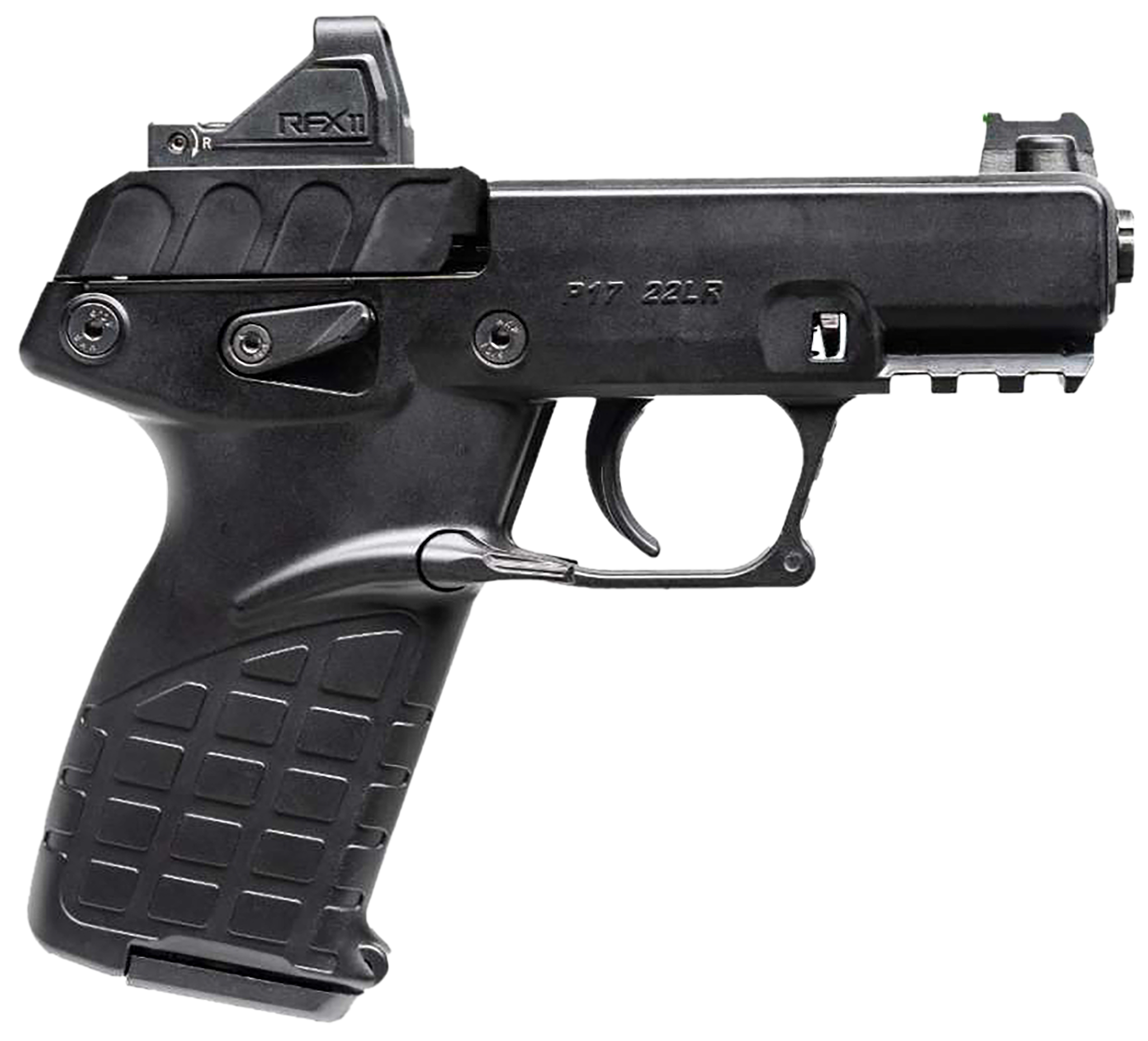 Kel-tec P17, Kel P17bblkoptic 22lr W/optic/hlstr Blk