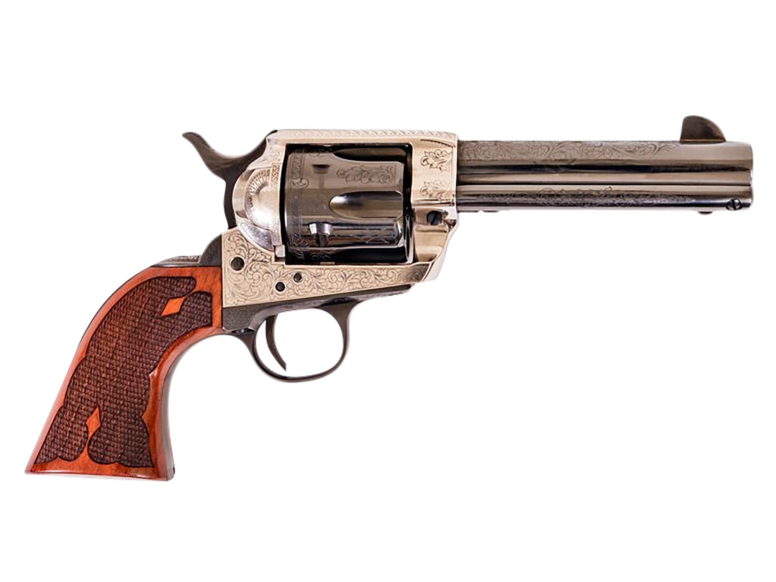 Cimarron Frontier, Cim Pp400lsfw   Frontier  357 4.75 Old Silver