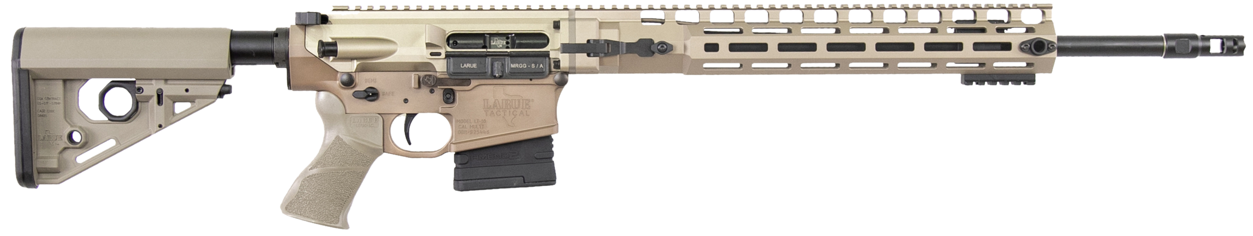 Larue Tactical Lt10, Larue Lt-mrggs-308w-20-fde-lc Lt10  308 20"    Fde