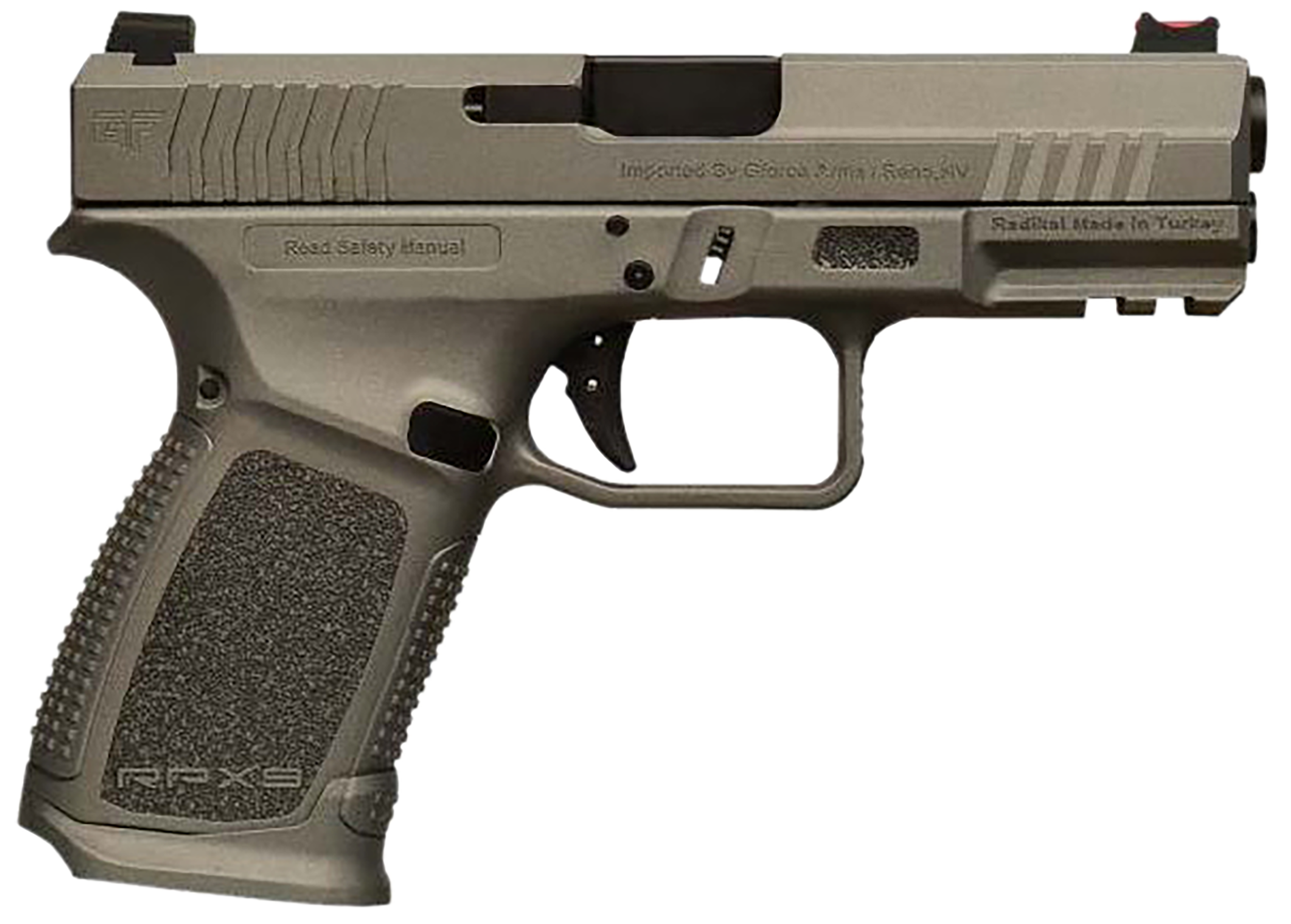 643477867952 Gforce Arms Exodus, Gforce Gfrpx3c9tgf  Exodus  9mm Fos 4in Gray   15r