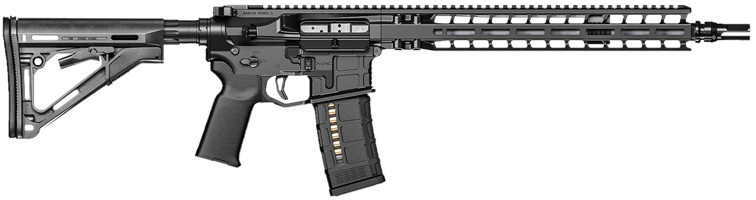 810098420761 Radian Weapons Model 1, Radn R0850 Model 1 6mm Arc Rfl 14.5 20r Blk