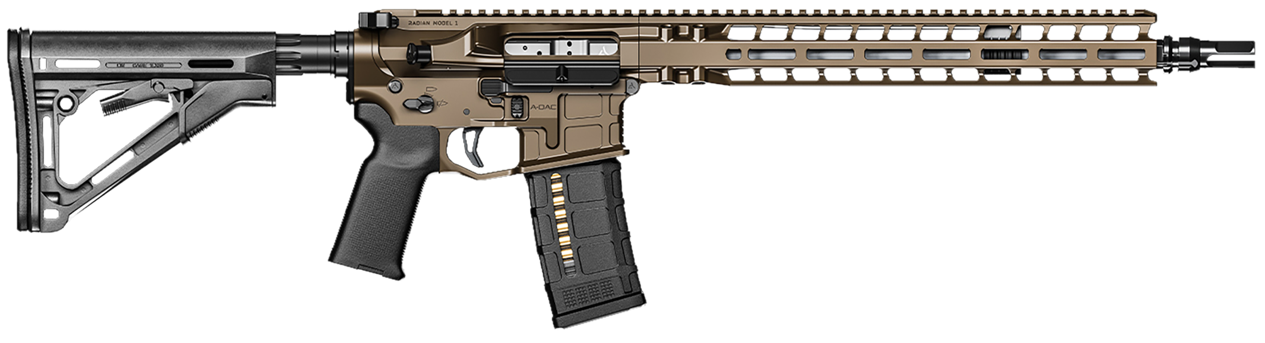 Radian Weapons Model 1, Radn R0851 Model 1 6mm Arc Rfl 14.5 20r Brn