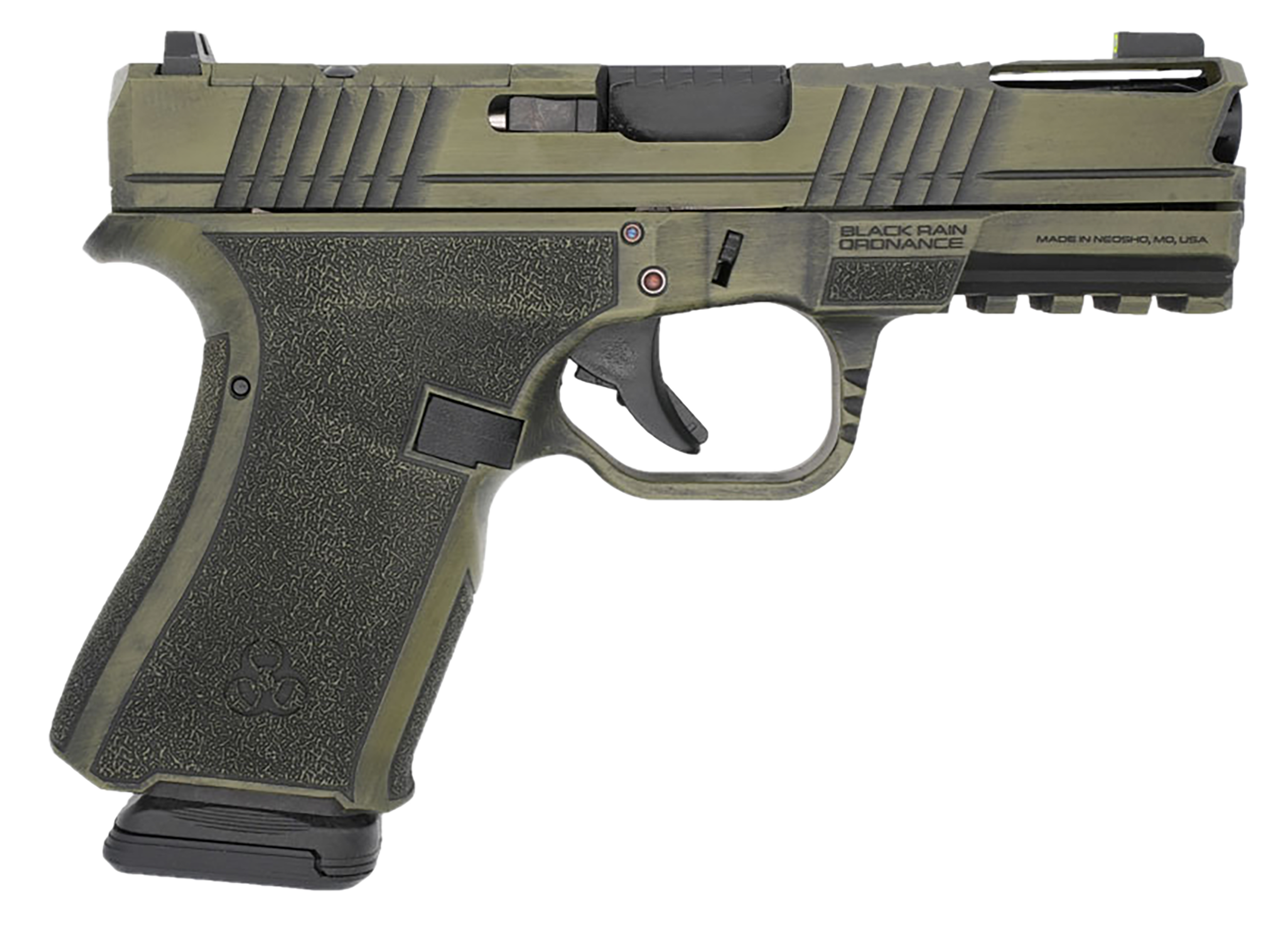 Black Rain Frontline+, Bro Flp-9mm-bgb       Frontline+ 9 4" Baz/bw  15+1