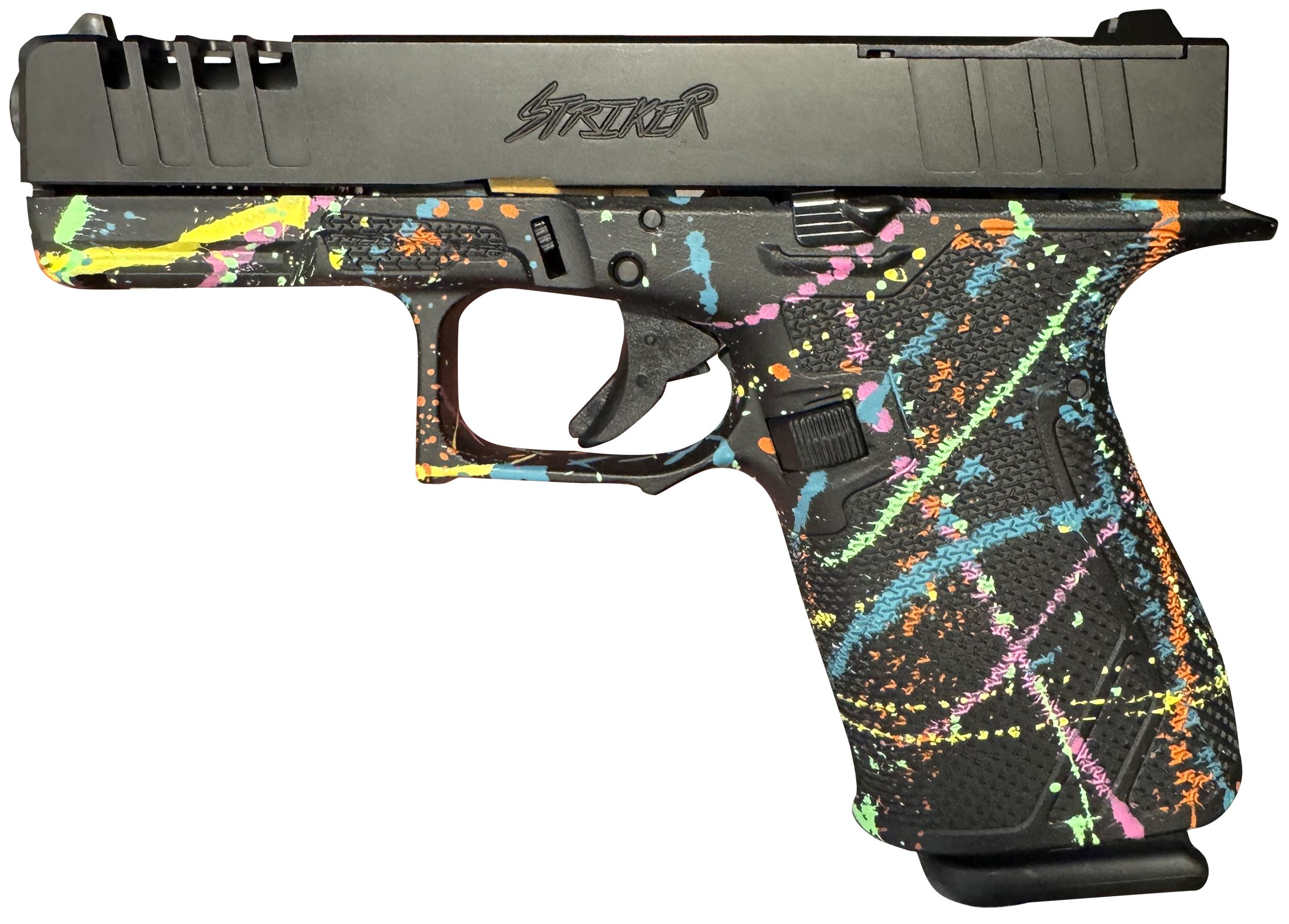 638457790658 Great Lakes Firearms Striker, Glfa Gl19sblk        Striker 9mm 4in Prtd  Or Sblk