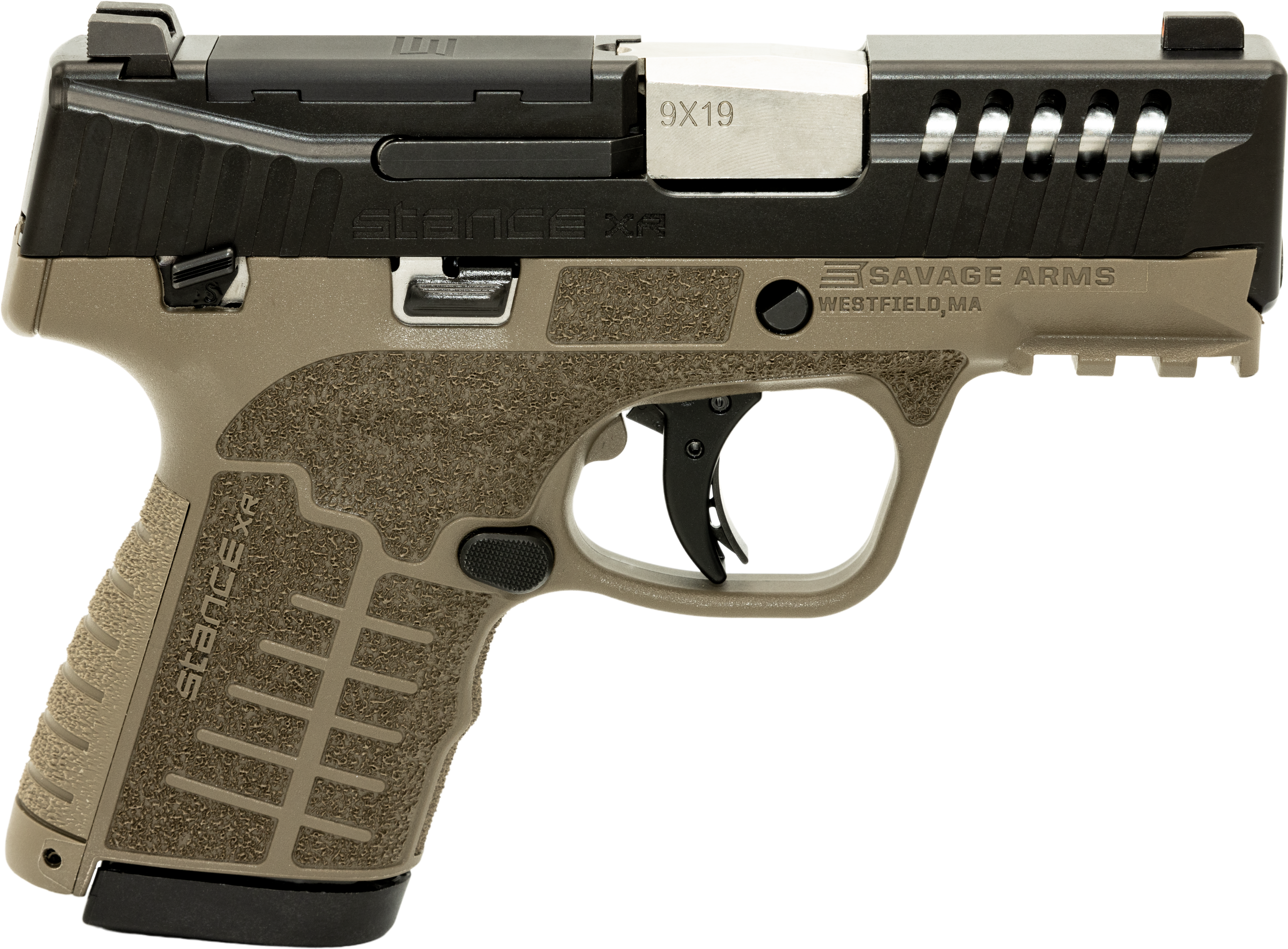 Savage Stance, Sav 67055 Stance Xr Mc9ms    9mm 3.2  13+1     Fde