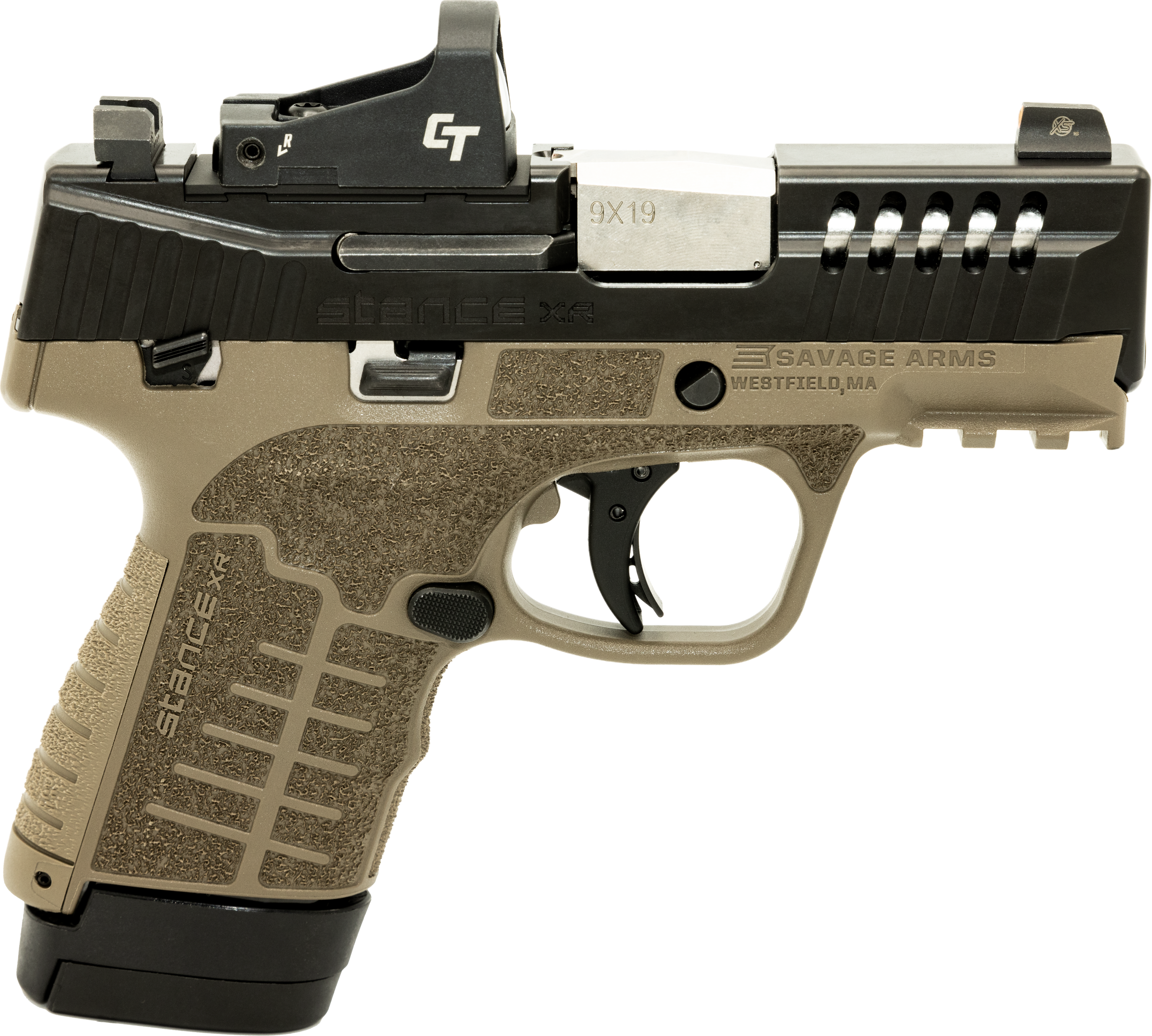 Savage Stance, Sav 67057 Stance Xr Mc9ms Xp 9mm 3.2  13+1     Fde