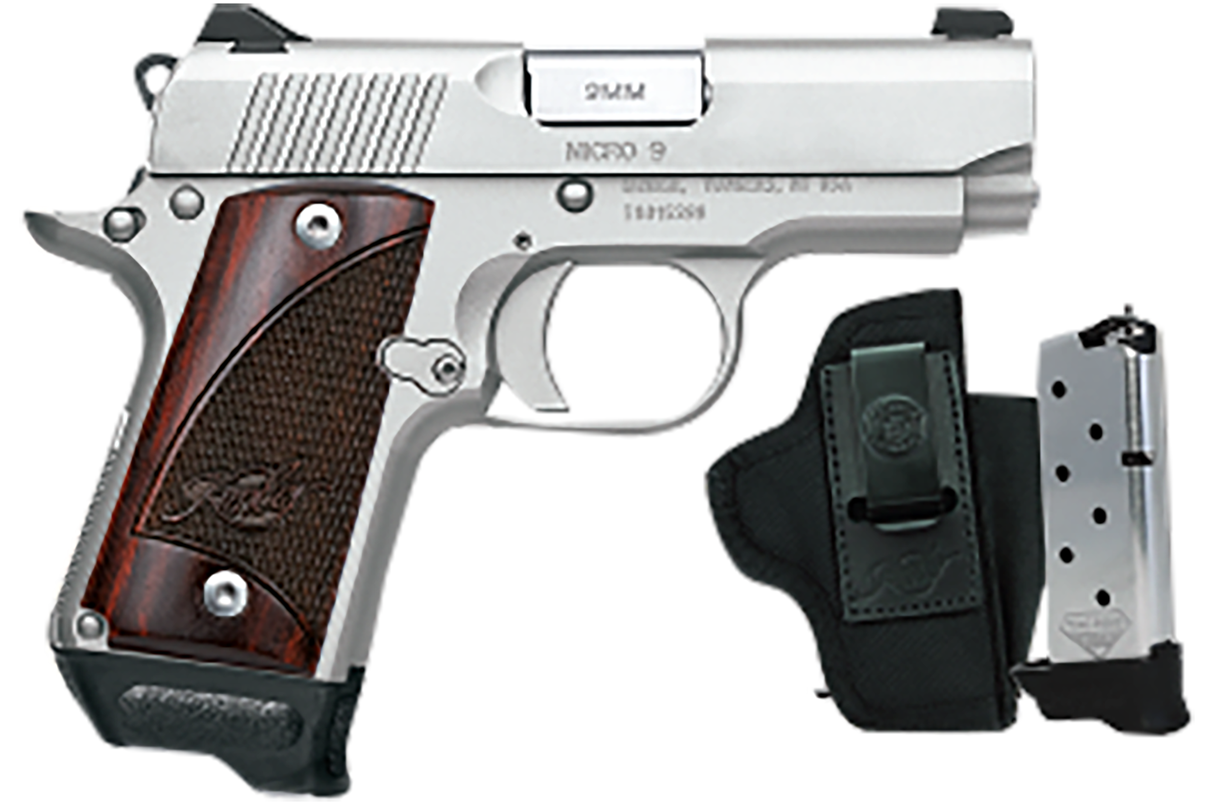 669278332505 Kimber Mfg.,inc Micro 9, Kimber 3300250 Micro 9 Rtc 9mm 3.15 7r Ss/rosewd