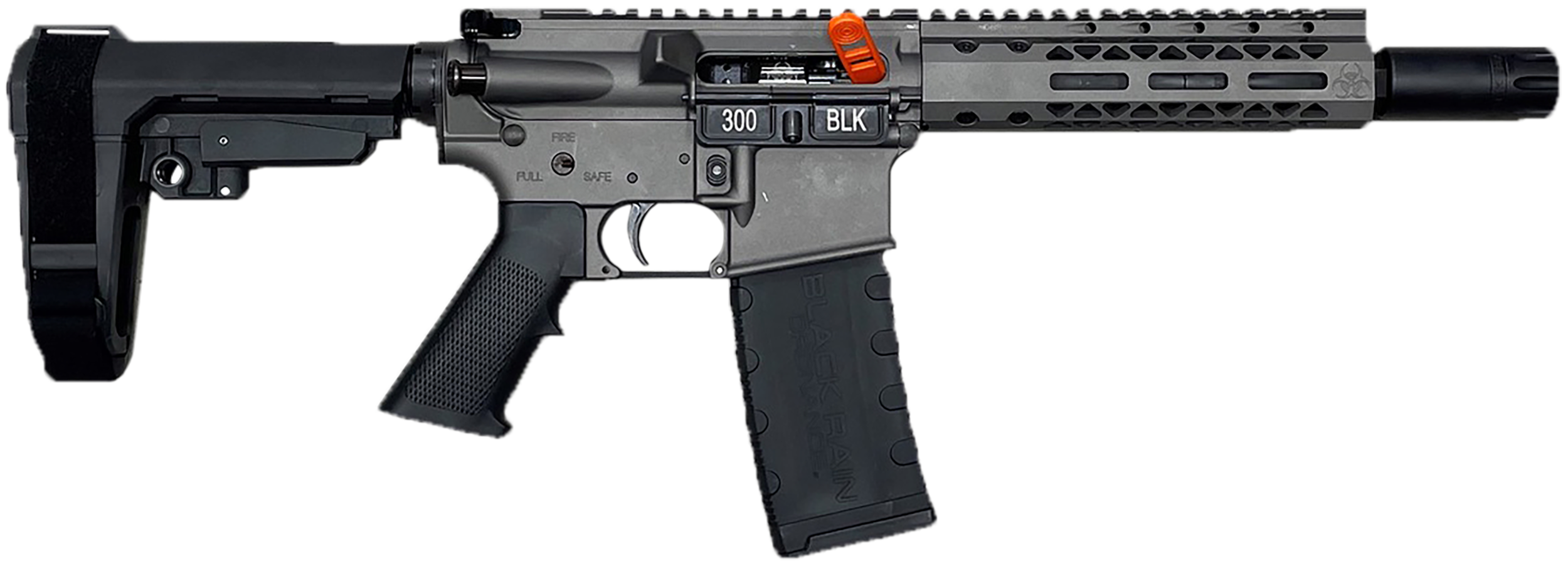 Black Rain Spec15, Bro 24100101 300bo 7 Spec15 Pistol Tung