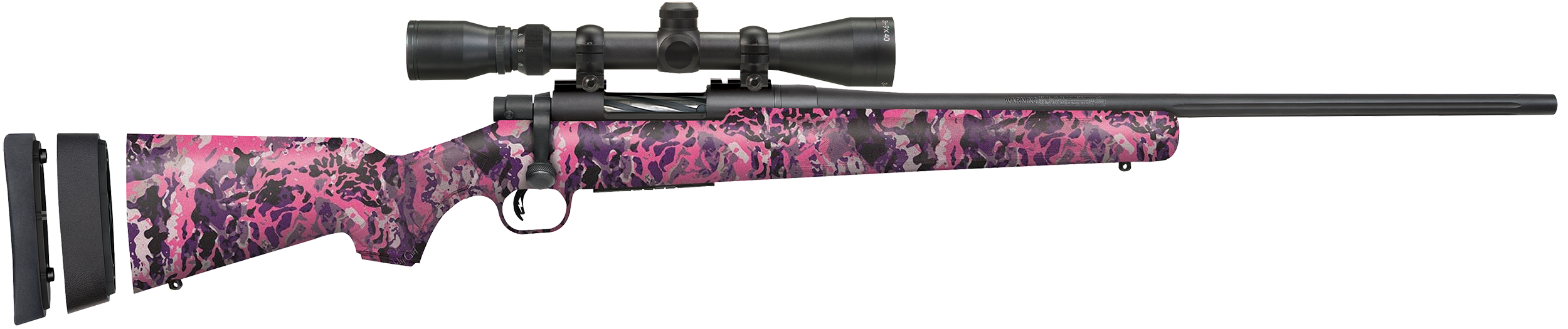 Mossberg Patriot, Moss 28258 Patriot 350l  22 Fb    4+1 W/scp Muddyg