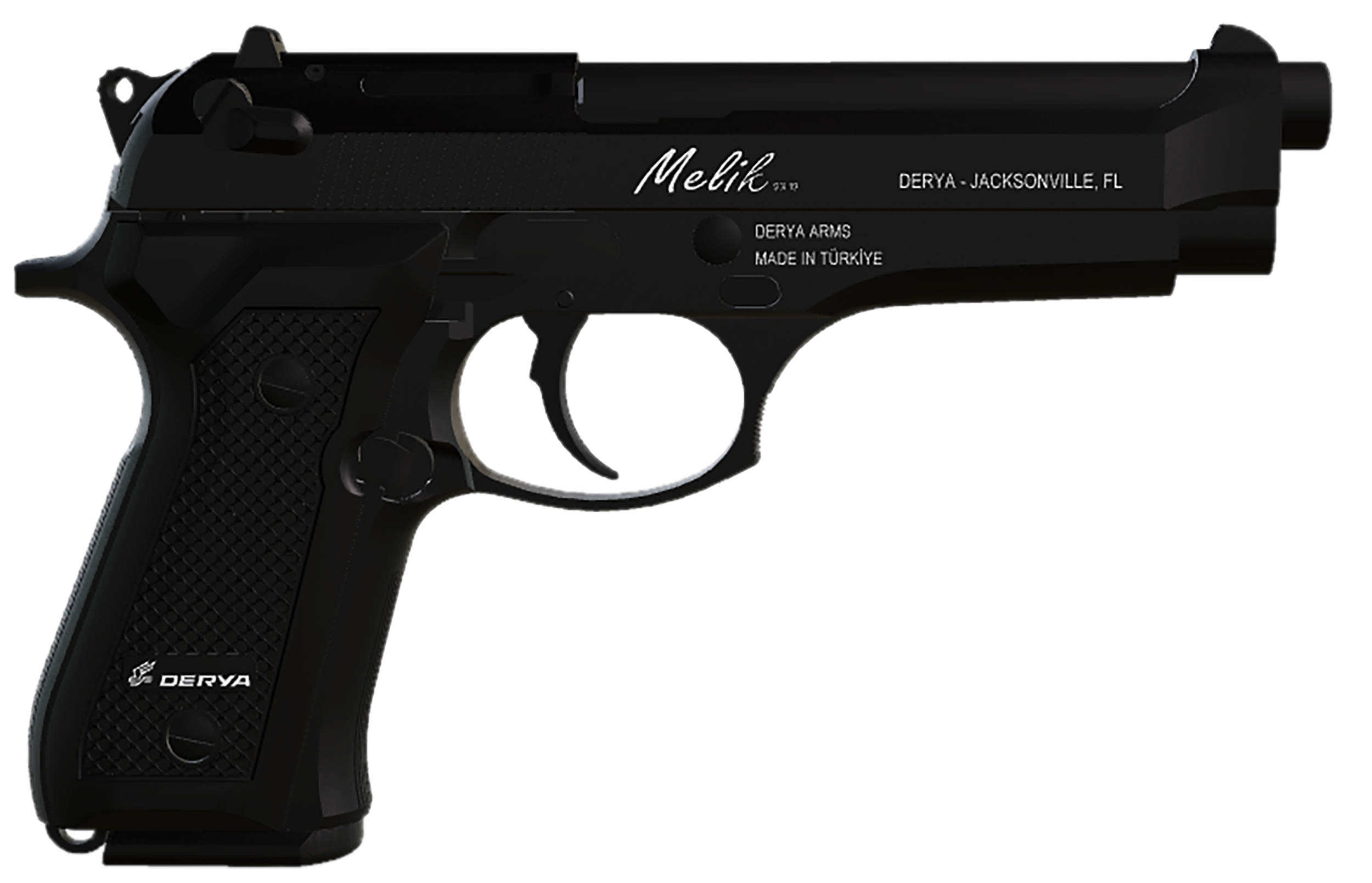 850067243069 Derya Firearms Melik, Deyra Melik9.tr        Melik 9mm 17rd