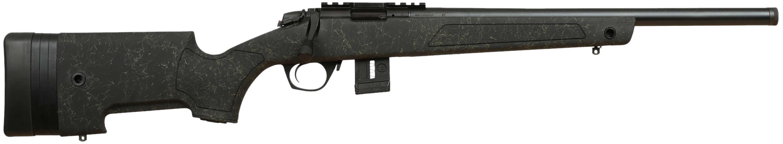 043125110179 Bergara Rifles Bmr, Bergara Bmr009      Bmr 22wmr Stl  Bl 18 5r Grn/bk