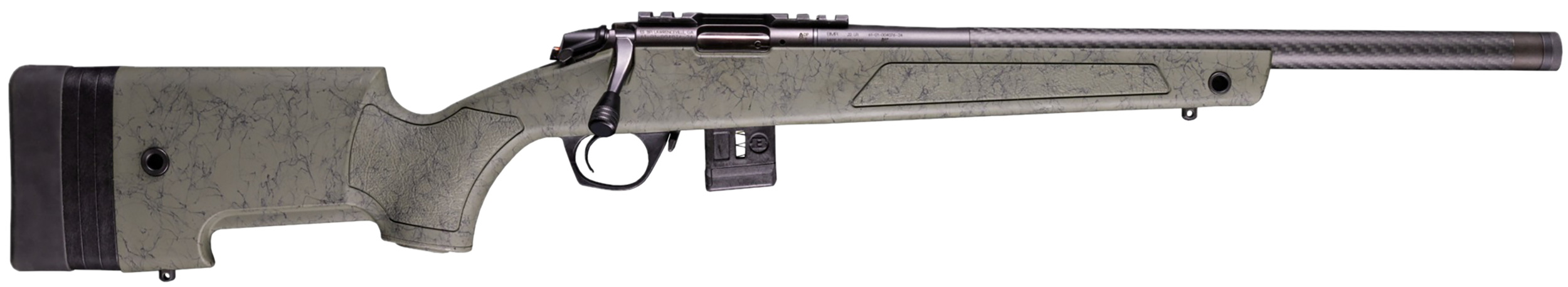 Bergara Rifles Bmr, Bergara Bmr010      Bmr 22wmr Crbn Bl 18 5r Blk/gr
