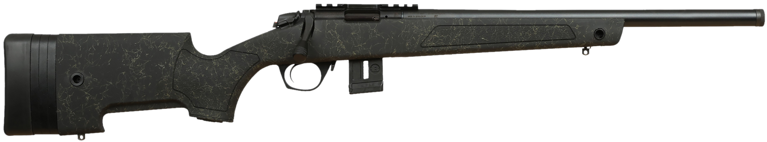 Bergara Rifles Bmr, Bergara Bmr011      Bmr 17hmr Stl  Bl 18 5r Grn/bk