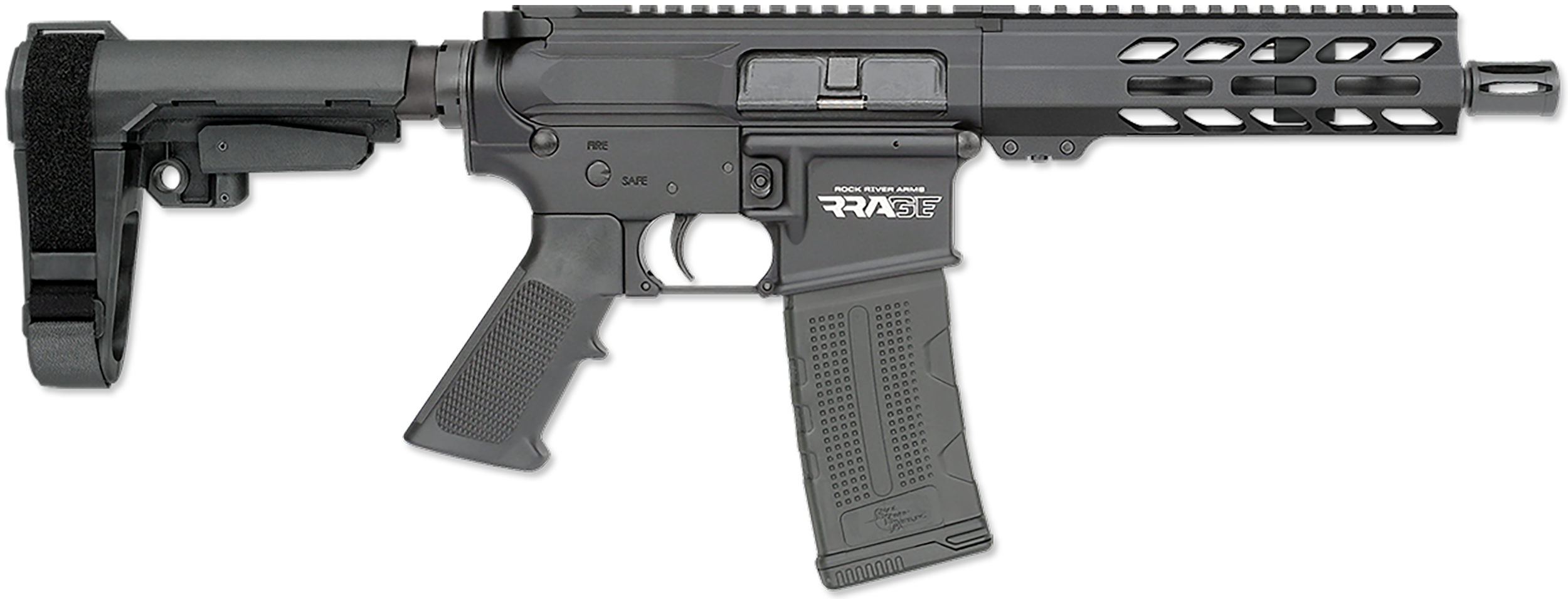 842834123414 Rock River Arms Rrage, Rra Ds21322      Rrage    7in Pistol W/arm Brace