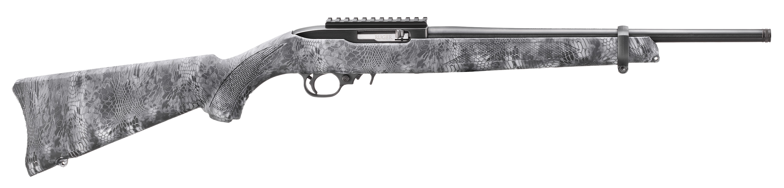 736676312153 Ruger 10/22, Rug 31215 10/22 22lr Carbine 16.12 Typhon Camo
