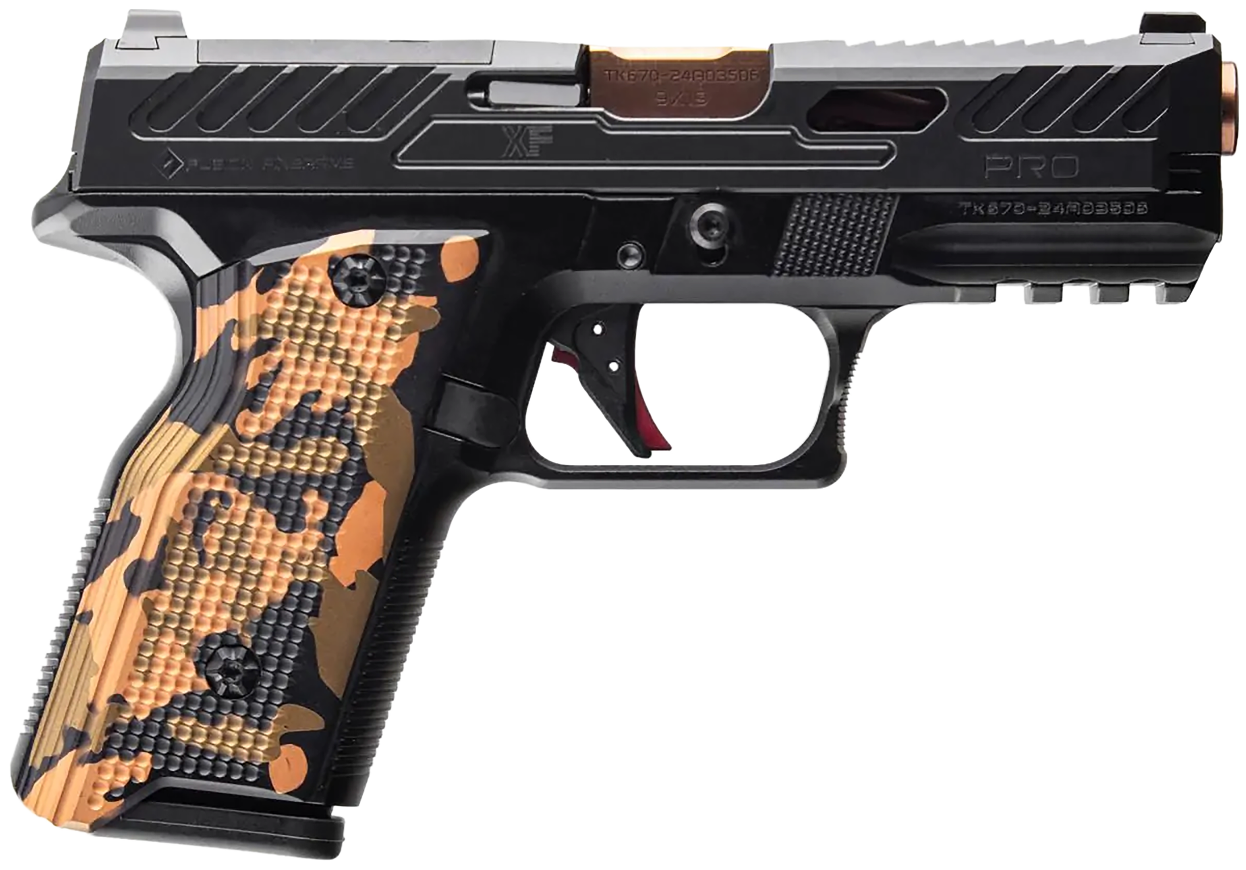 789049488887 Fusion Precision Xf, Fusion Xf-9-br   Xf Pro 9mm 4" 15r  Bronze