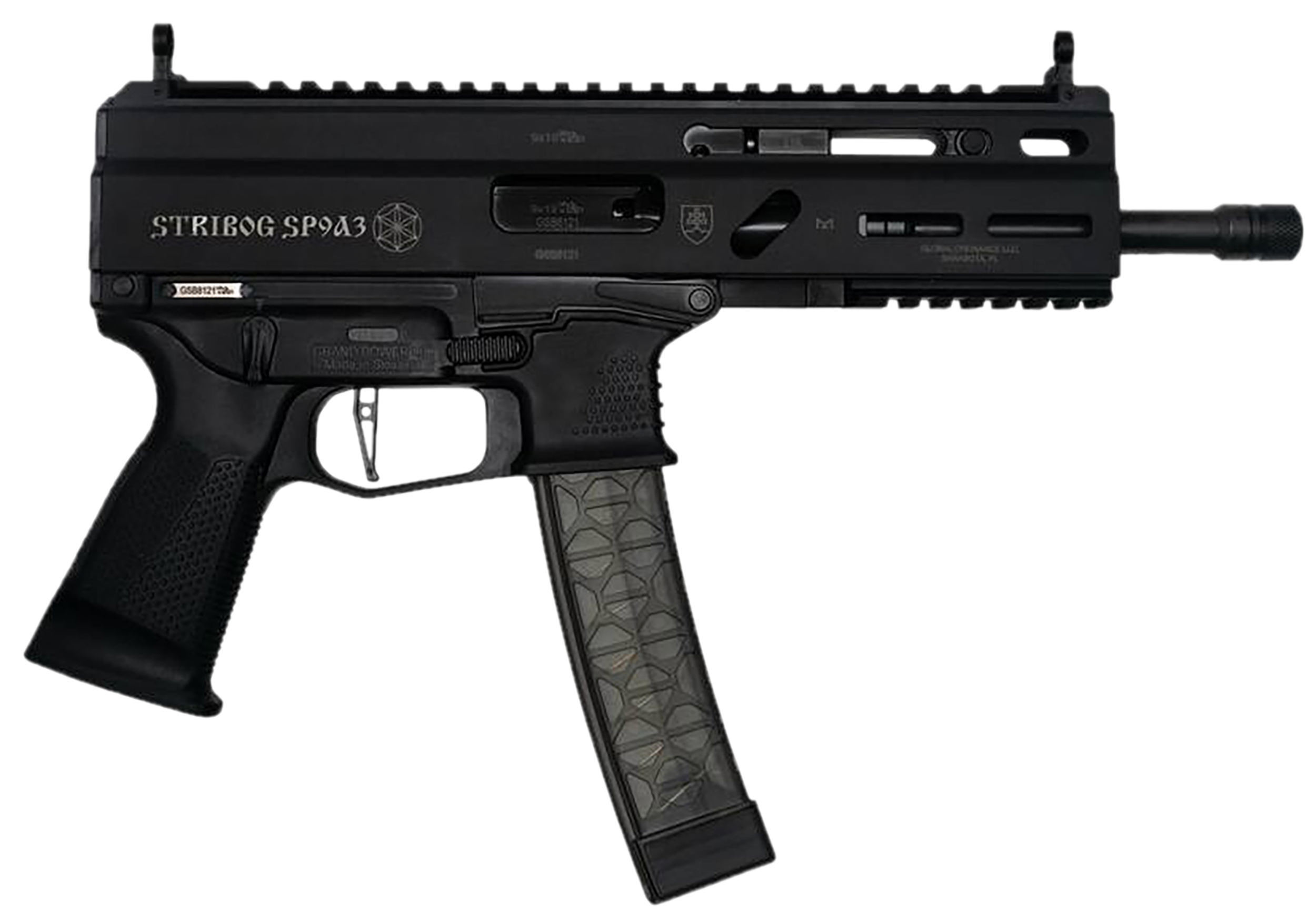 8588005808538 Global Ordnance Llc , Go 8588005808538  Stribog Sp9a3  9mm Pst 8"    Blk