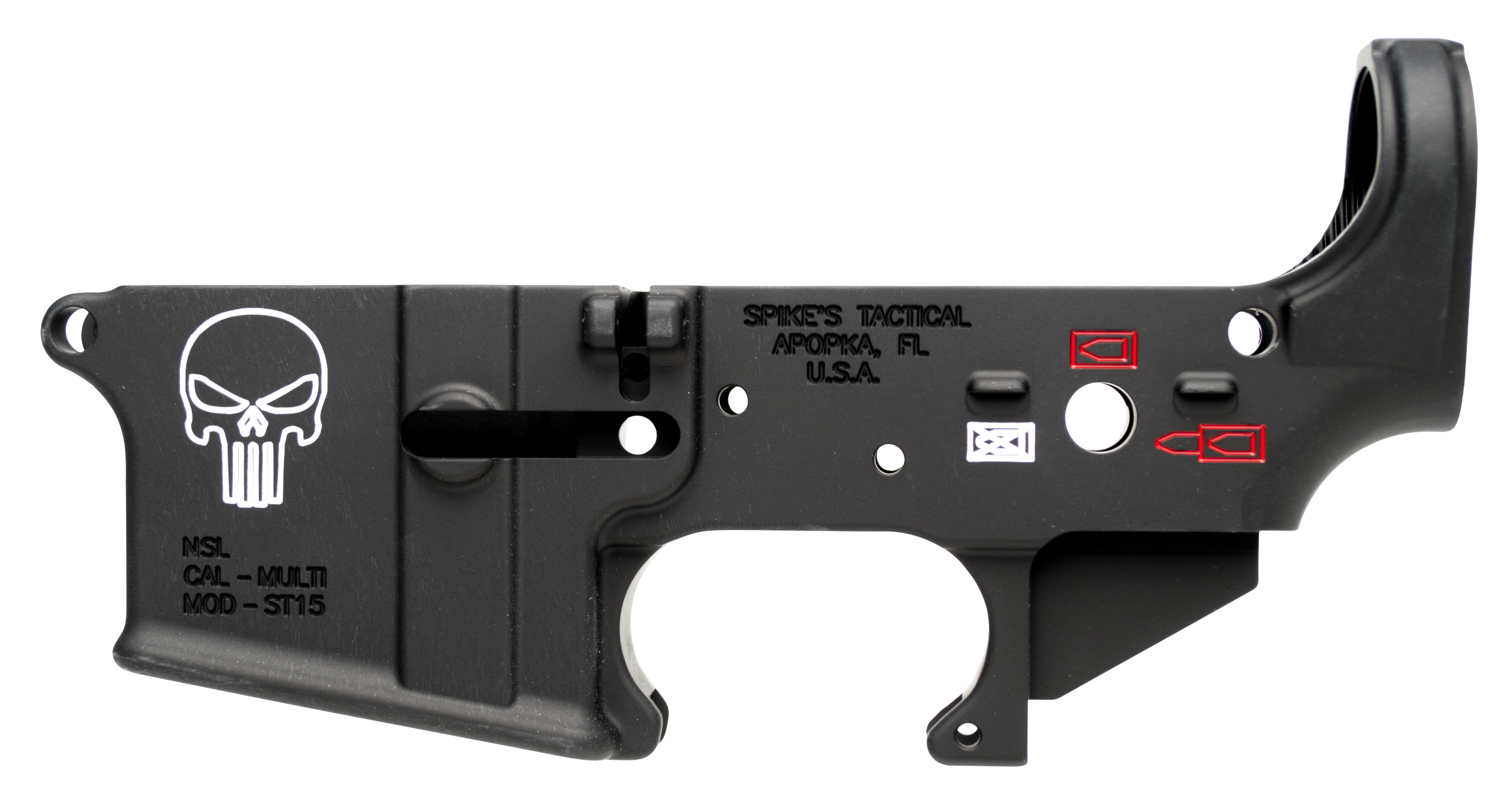 815648021757 Spikes Punisher St15, Spike Stls015-cfa Lower Rec Srtp Punish Color Fill