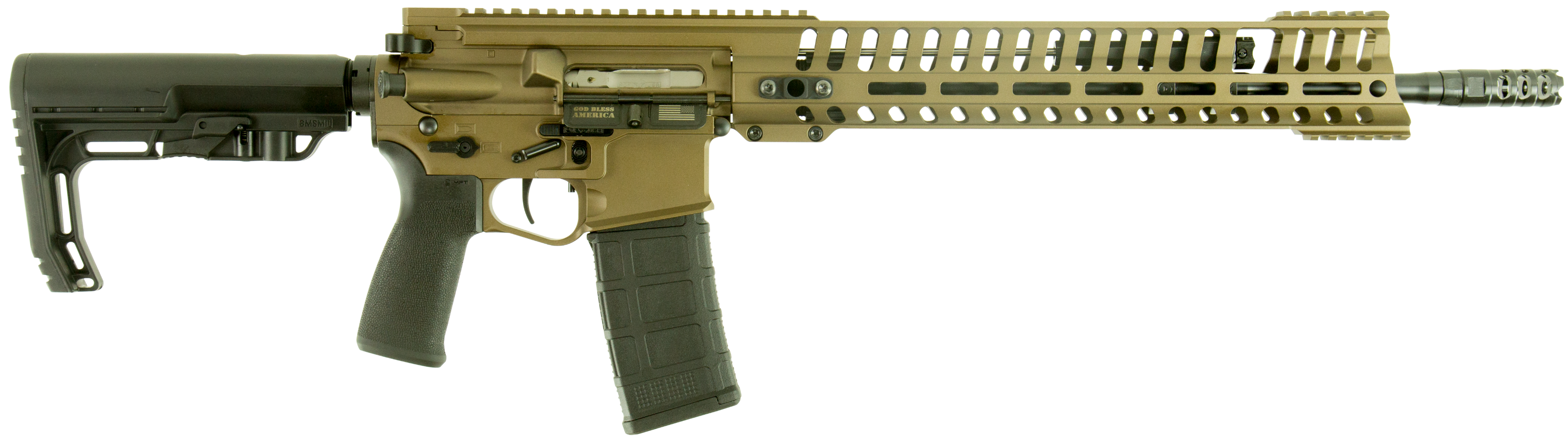 847313011459 Patriot Ordnance Factory P415, Pof 01145 P-415 Piston        16 14m Rail 223 Brnz