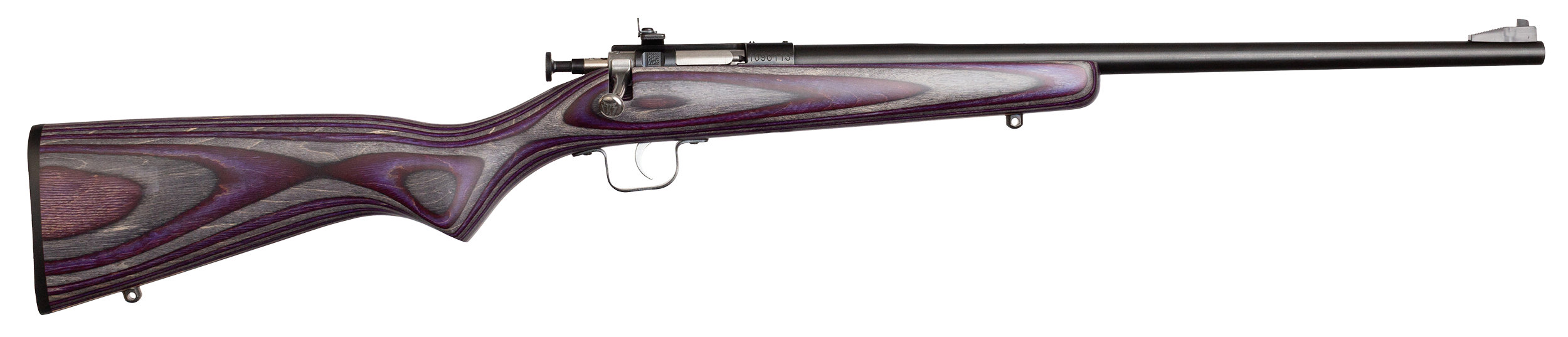611613022275 Crickett Youth, Crick Ksa2227    22lr Blued Brl      16.12 1r Prpl