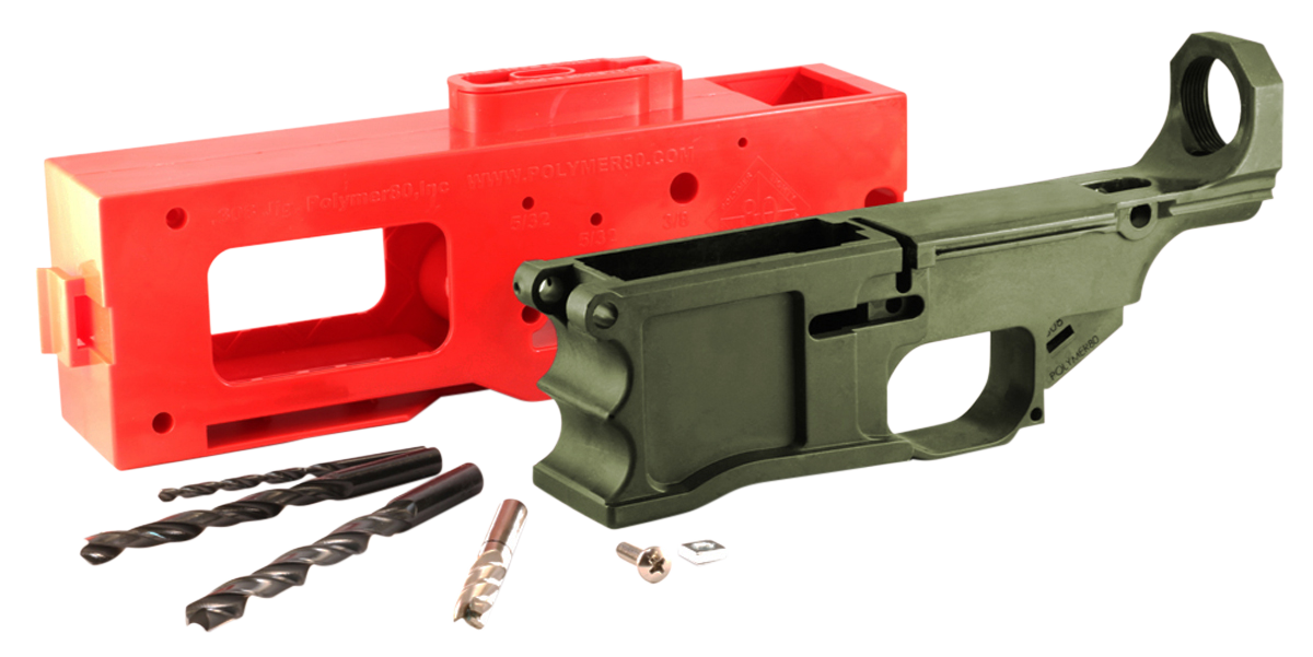 Polymer80 80% Receiver Kit, P80 308kit-odg      308 Warrhog Lwr Recv Kit 80%