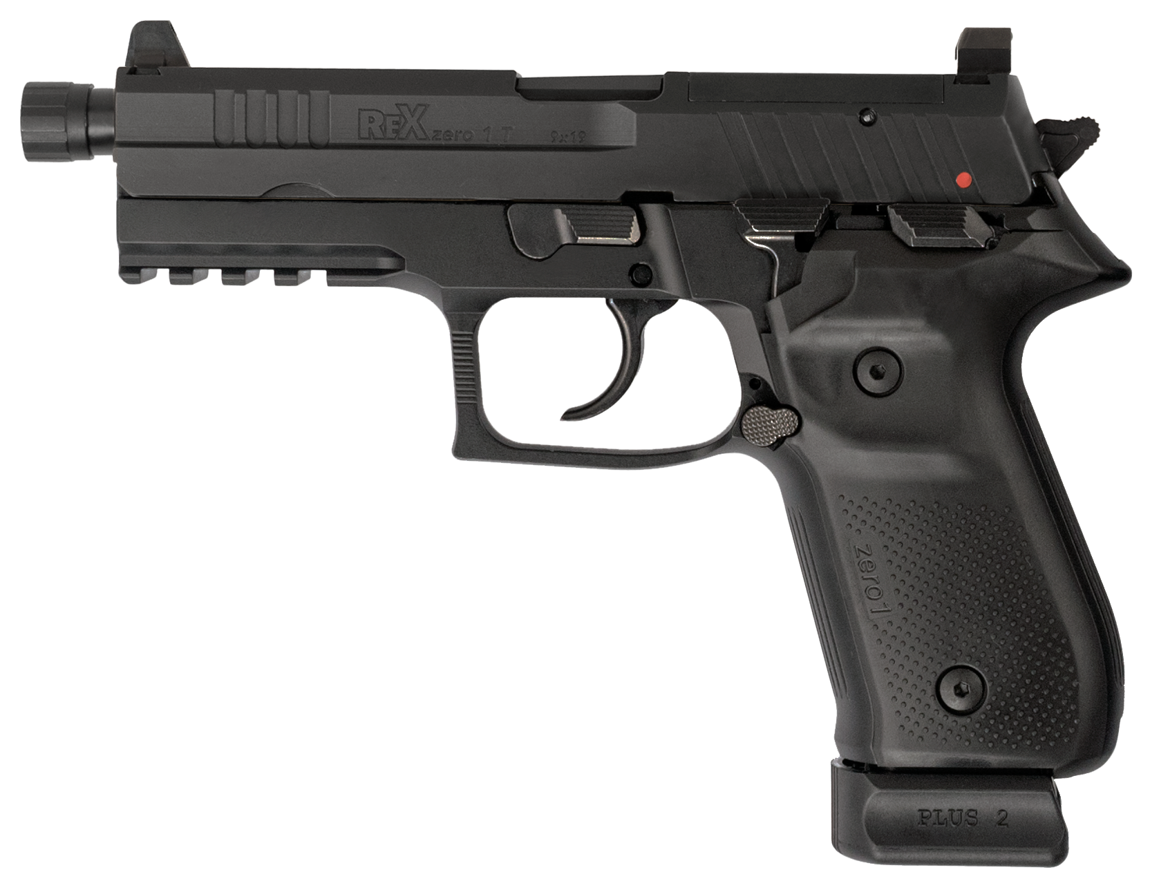 Arex Rex Zero 1, Arex Rexzero1t-01 Rex Zero Tact 9mm Blk 20rd