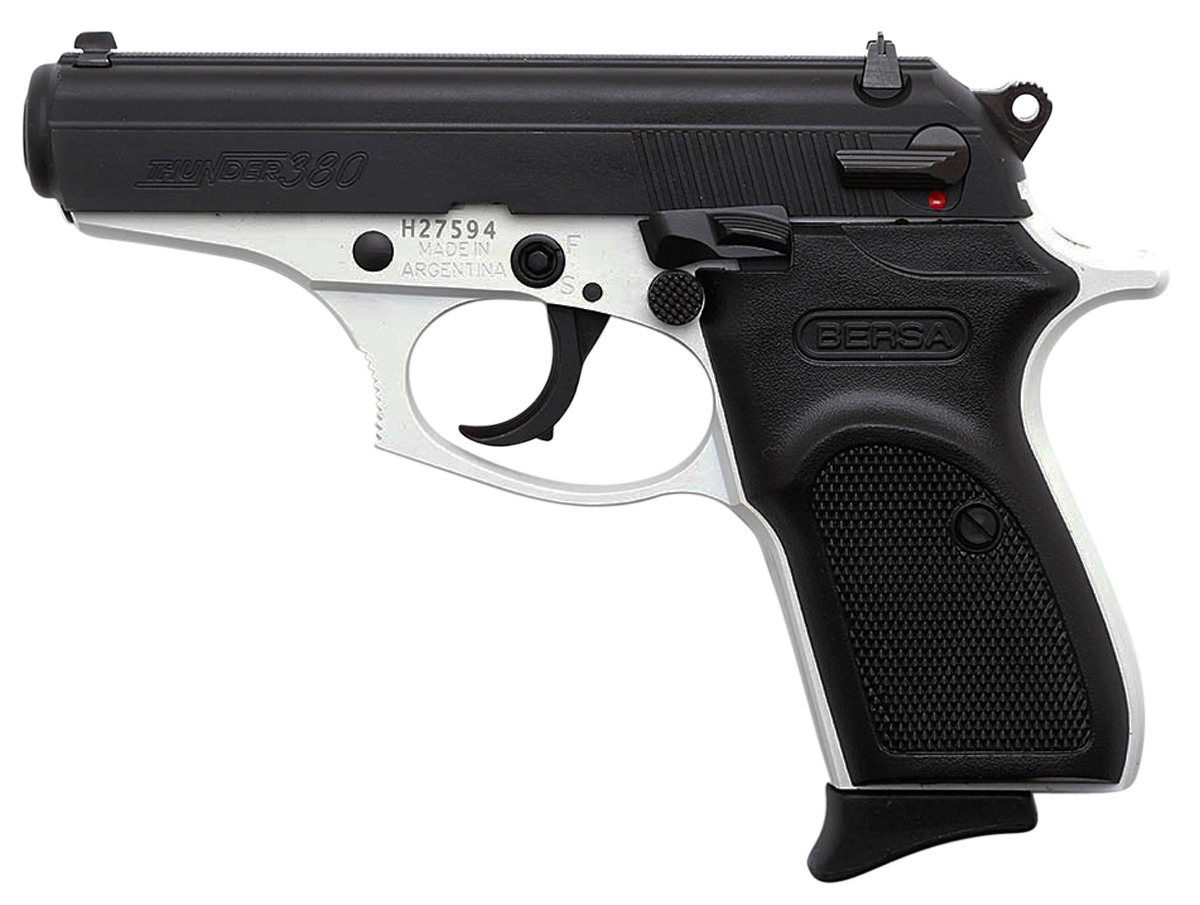 091664960557 Bersa Thunder, Bersa T380wht8 380 Da 8r Cera Wht