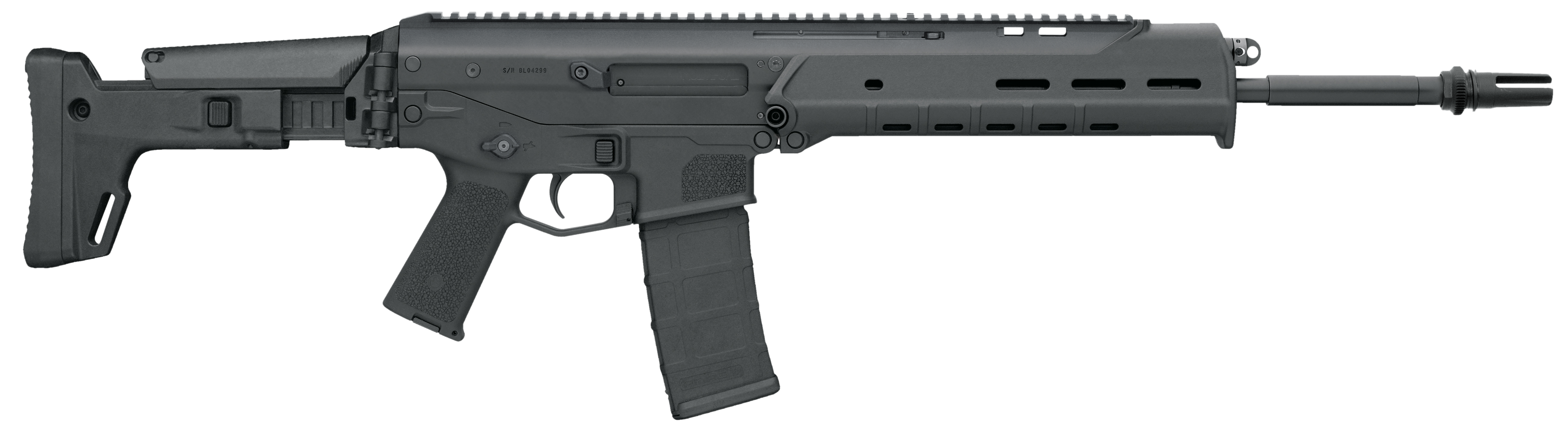 604206129833 Bushmaster Acr Basic, Bushmstr 90838 Acr 223 Bsc 16.5 Fldblk