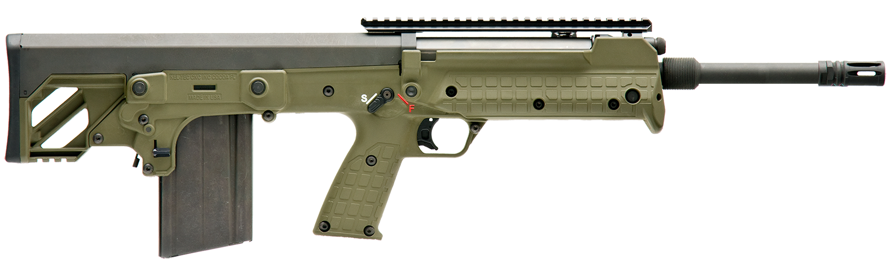 640832003482 Kel-tec Rfb, Kel Rfb24tan   308 Win  24in           Cerakote