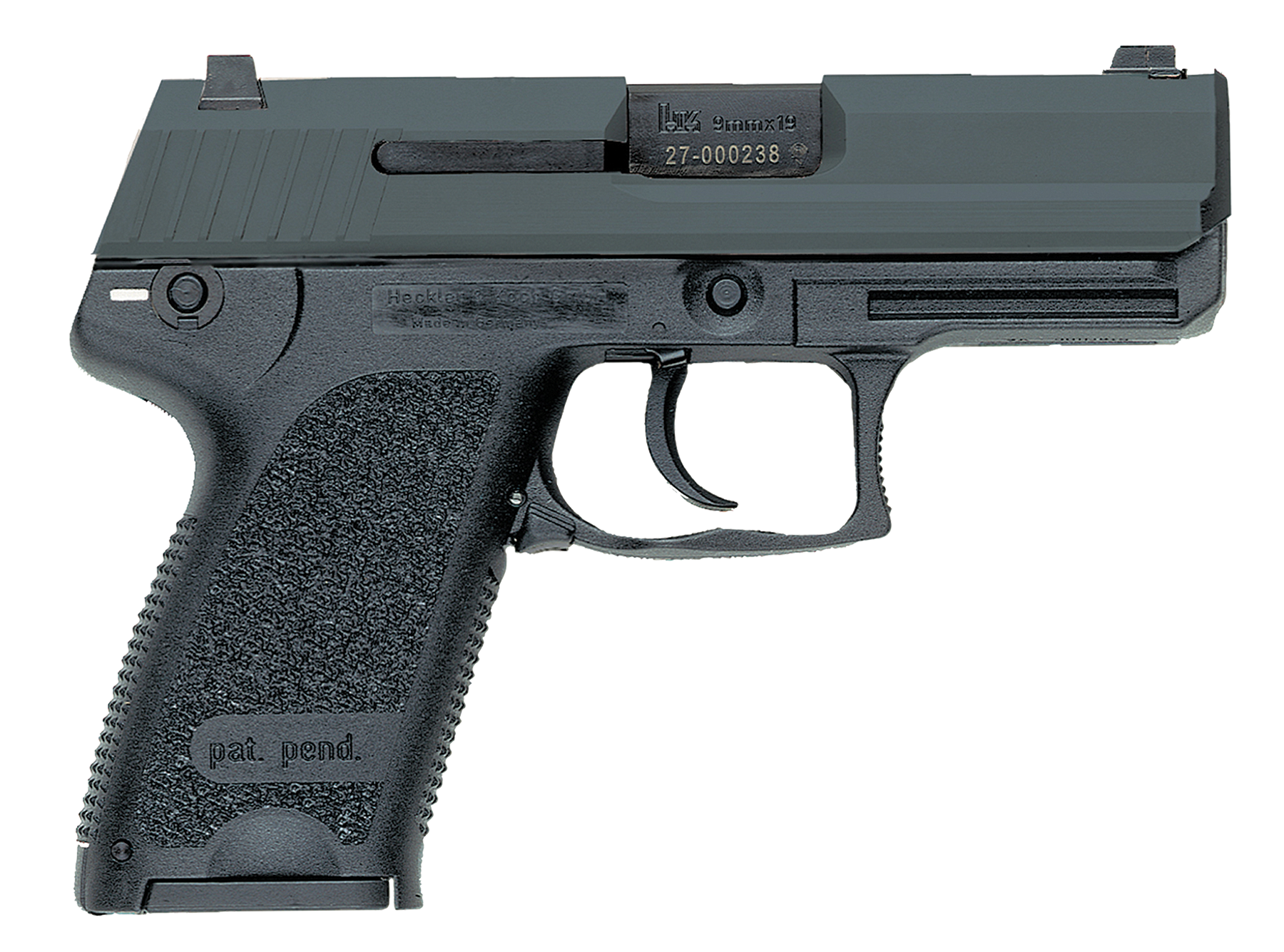 642230261099 Hk Usp, Hk 81000335 Usp9 Cmpt V7 9mm (2)10r 3.58