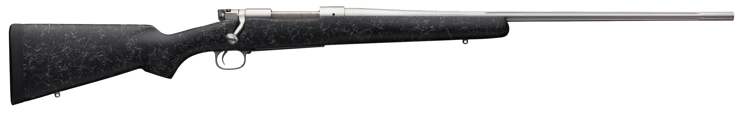 048702003905 Winchester Guns 70, Wgun 535206229 M70 Ext Ss 264win 26 Blk/gry