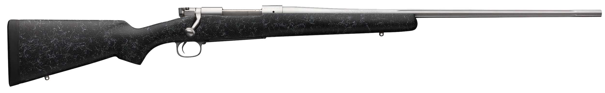 048702002656 Winchester Guns 70, Wgun 535206230 M70 Ext Ss 7mmrem 26 Blk/gry