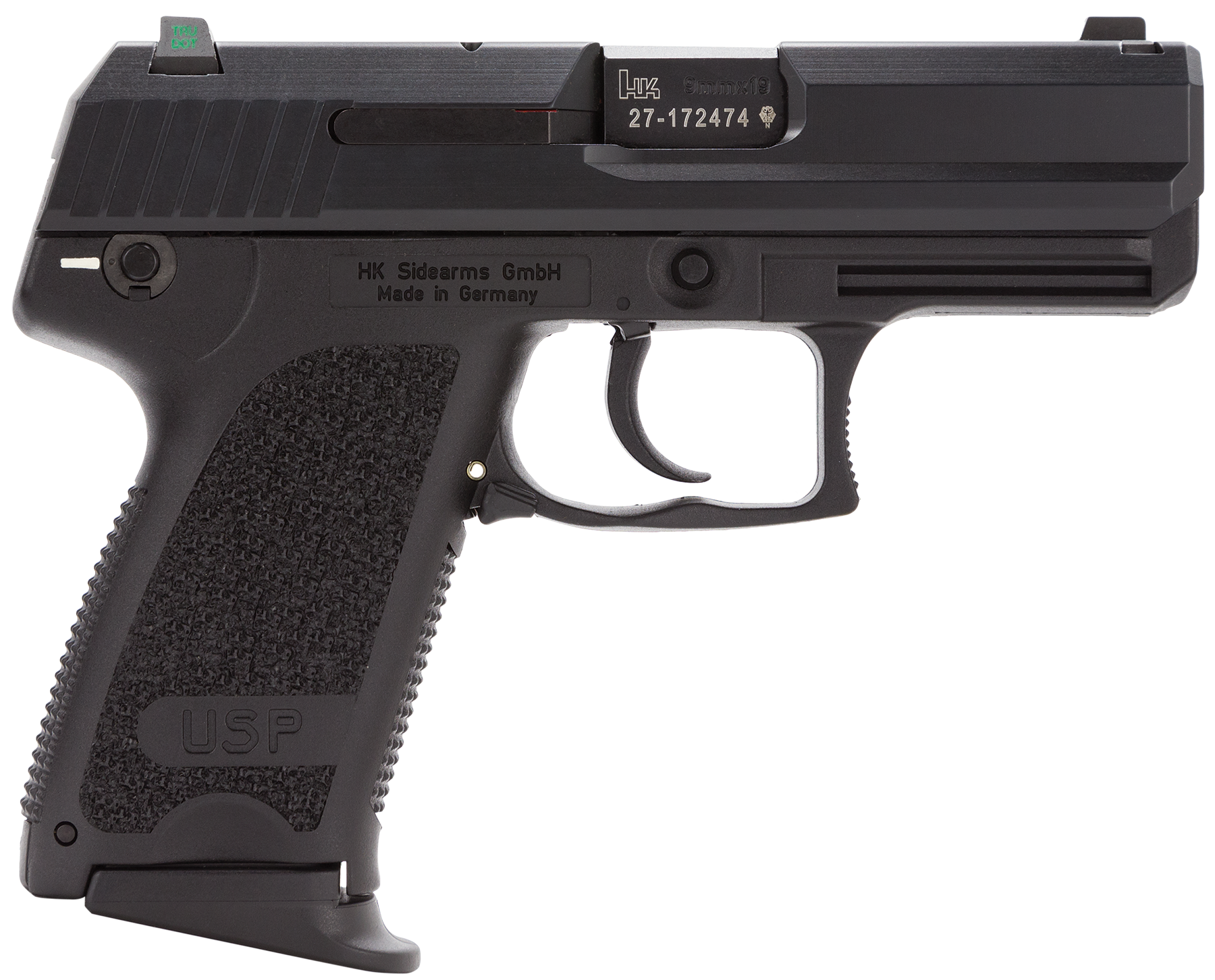 642230261075 Hk Usp, Hk 81000330 Usp9 Cmpt V1  9mm Ns(3)13r        3.58