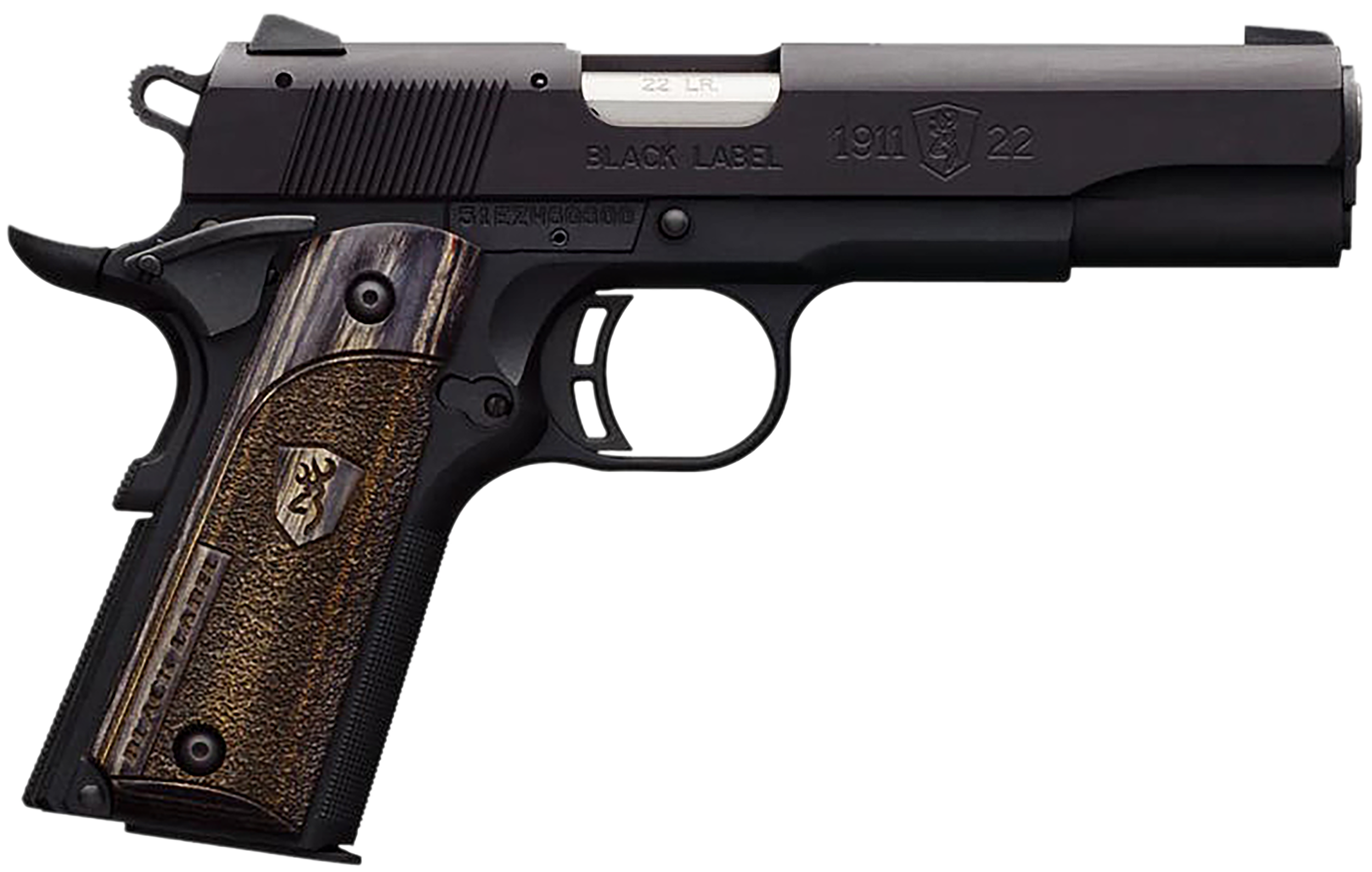 023614042389 Browning 1911-22, Brn 051814490 1911 Blklbl        22 4.25 10r   Blk