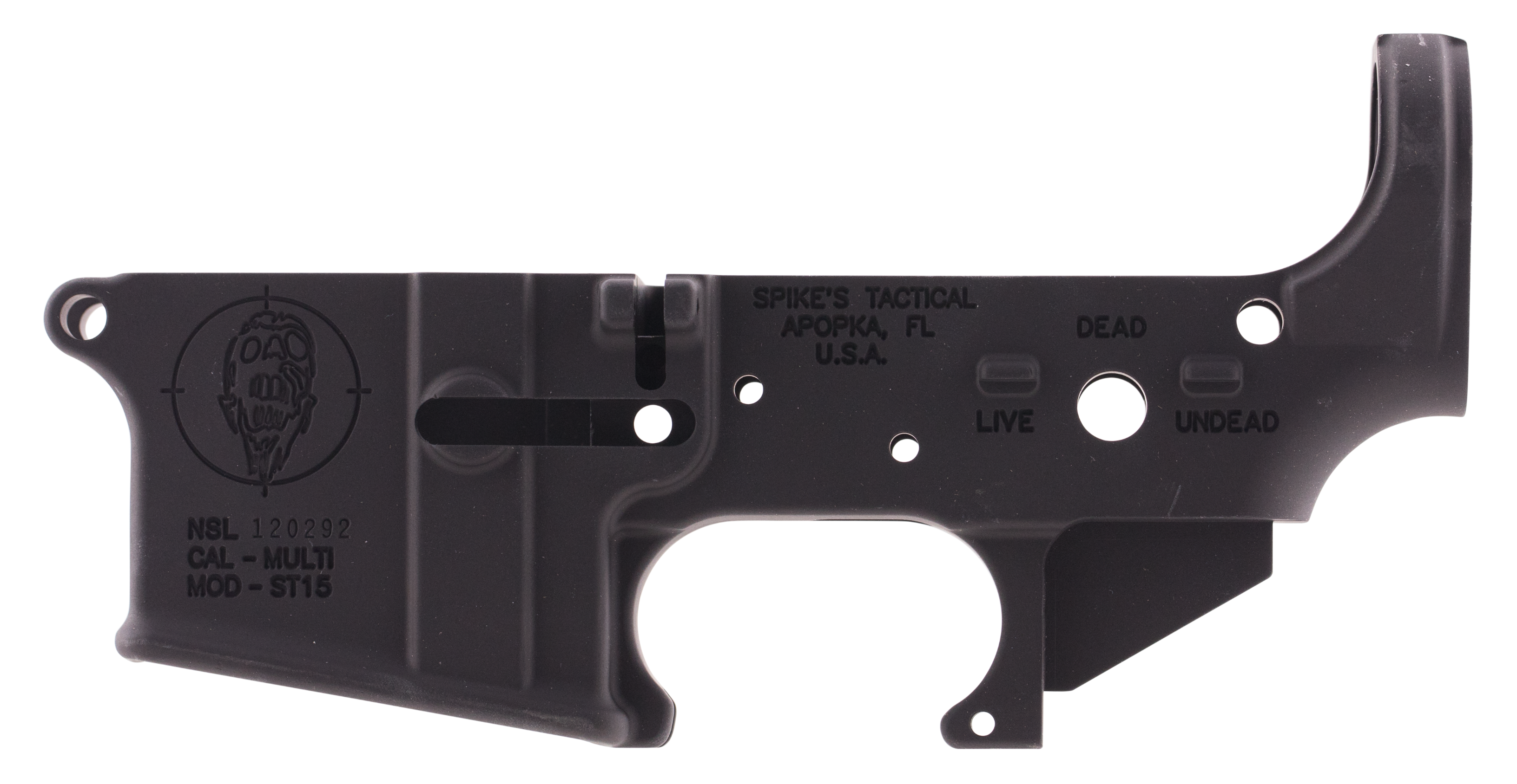 Spikes                    Stripped Lower                                    