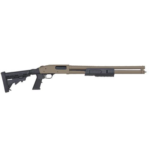 FLEX 500 Tactical - 12GA, 20" Plain Bead Sight Cyl. Bore Barl, Tan, 6-Position Adj. Stk. Rail Forend