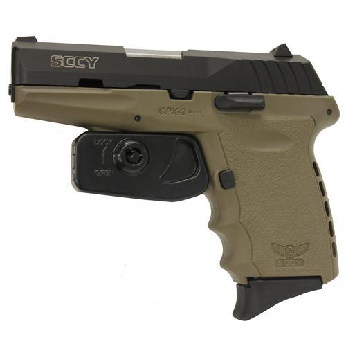 9mm Double Action, No Safety, FDE Frame, Stainless Steel, CarbonBlack Nitride Finish, (2) 10 rnd Mags