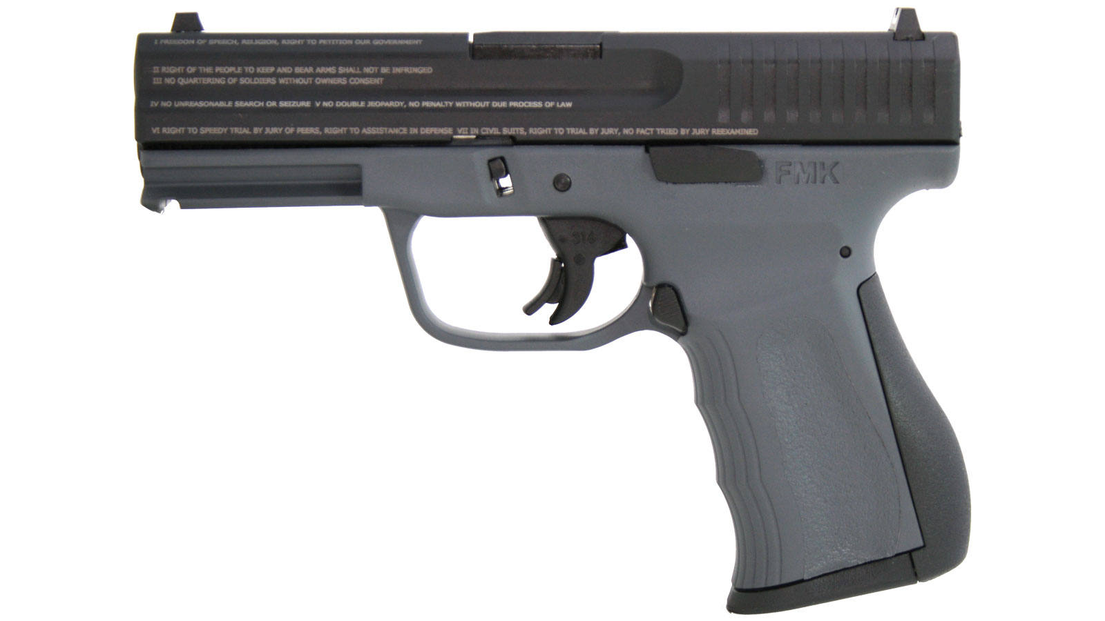 Fmk Patriot Engr 9mm 4" 10rd