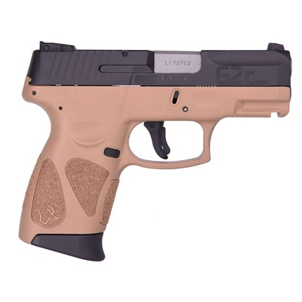 725327616085 Taurus G2C 9mm BK/Tan 2-12rd