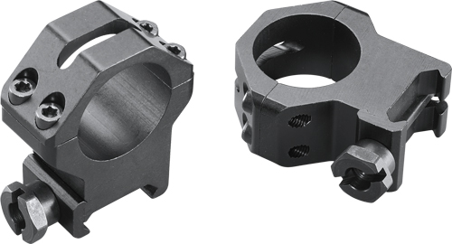 Heavy Duty - Weaver 1\" Six Hole Tactical High Rings Matte Black MPN...