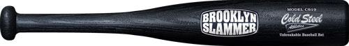 Batte De Baseball COLD STEEL Brooklyn Slammer - 483mm Polypropylène - Noir - Pour Entraînement Ou Défense