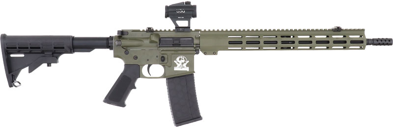 702458691211 Glfa Ar15 Rifle 223 Wylde - 16" Nit Bbl Odg Tsr-1x Rd