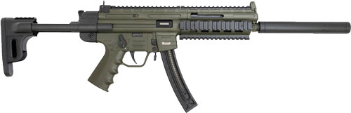 689585854408 Bl Gsg 16 Carbine .22lr 16.25" - 22-sh Adj Stock Od Green